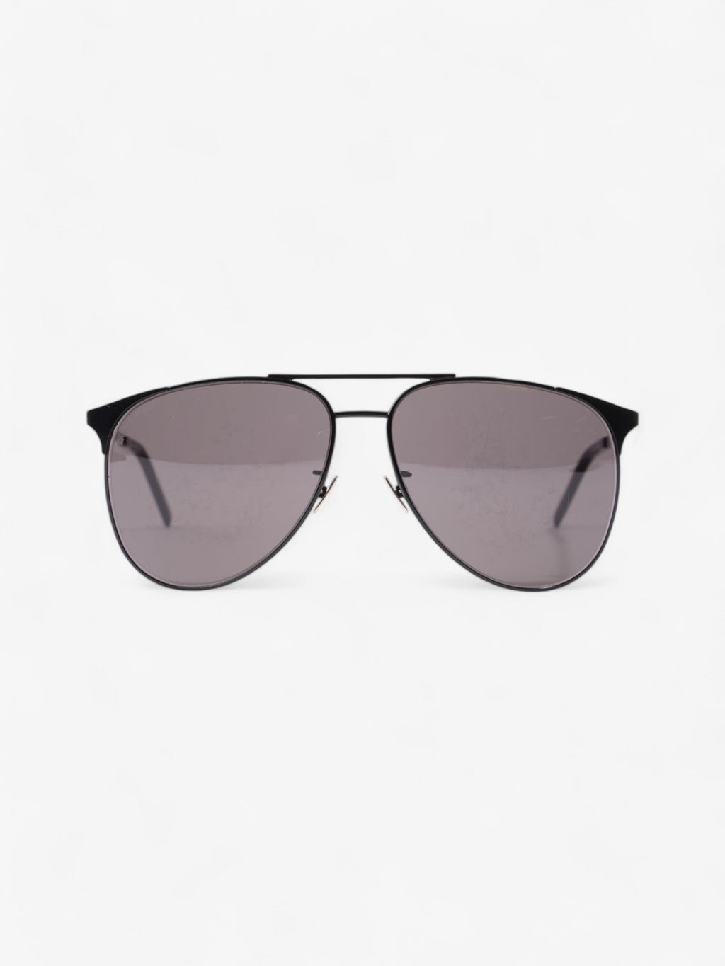 Saint Laurent Classic Aviator Sunglasses Black Acetate 145mm