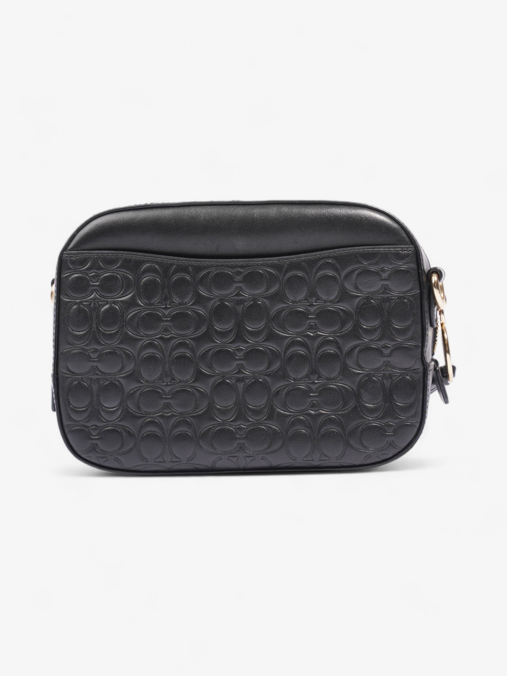 Coach Camera Bag Black Leather
