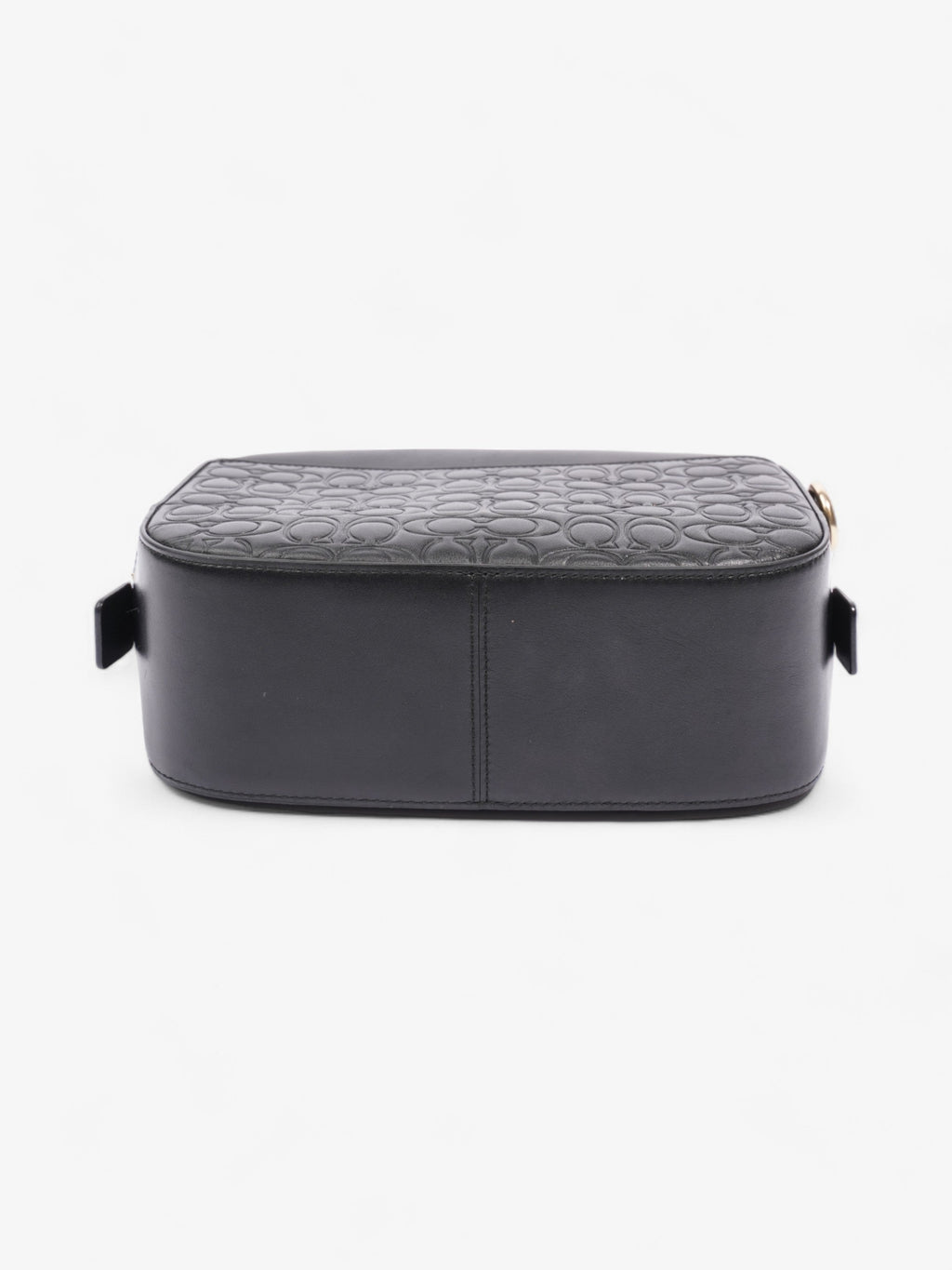 Coach Camera Bag Black Leather