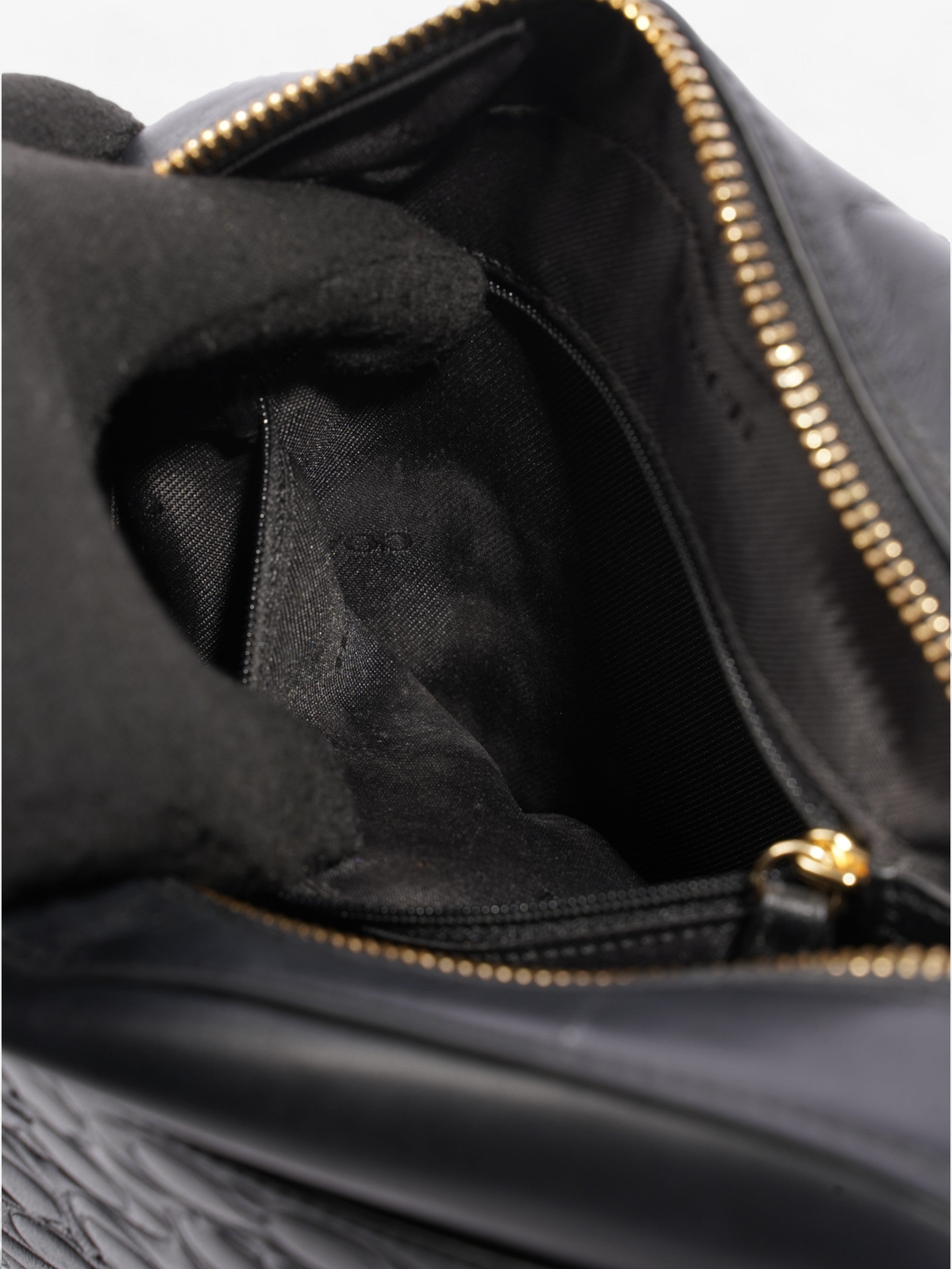 Coach Camera Bag Black Leather