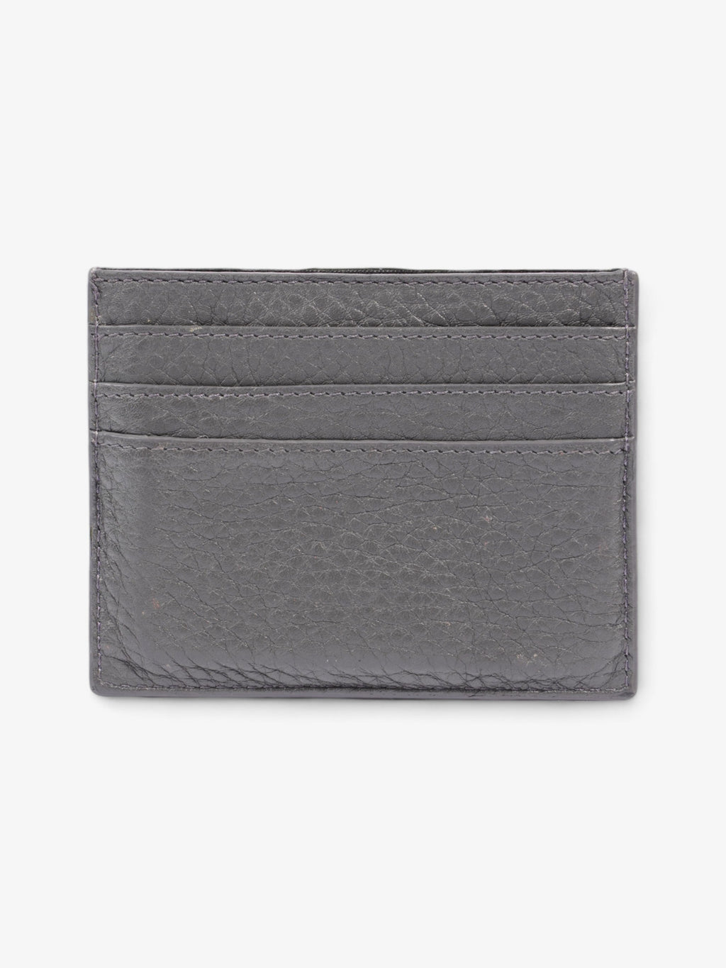 Fendi Roma Card Holder Charcoal / White Leather