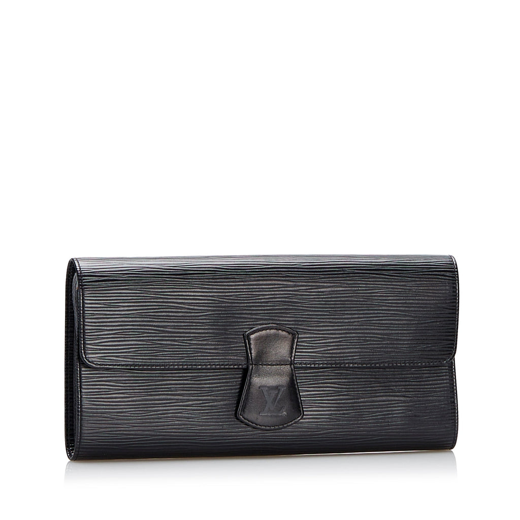 Louis Vuitton Rouleau Bijoux Jewelry Roll Black Epi