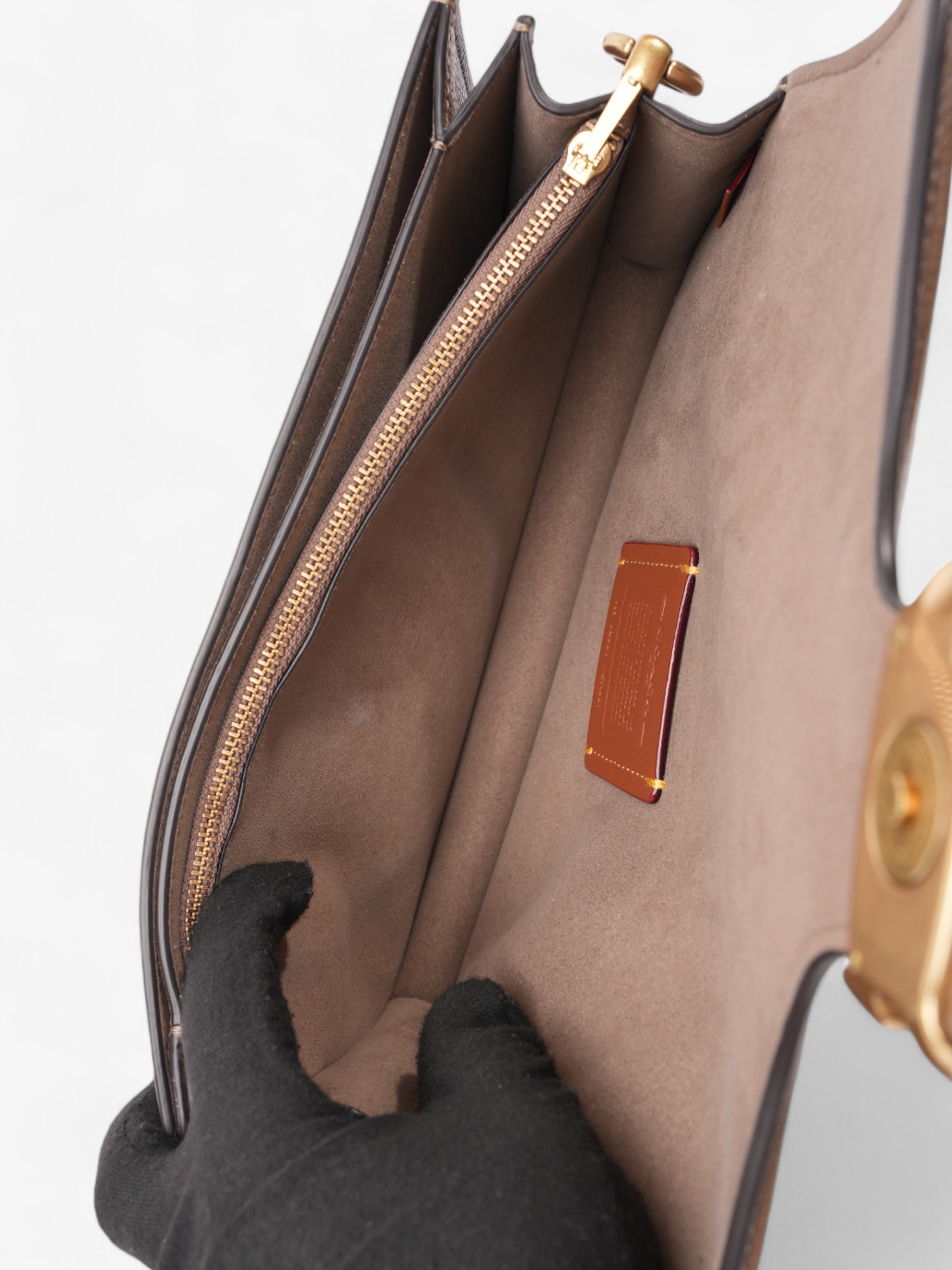 Coach Tabby Brown Leather 26