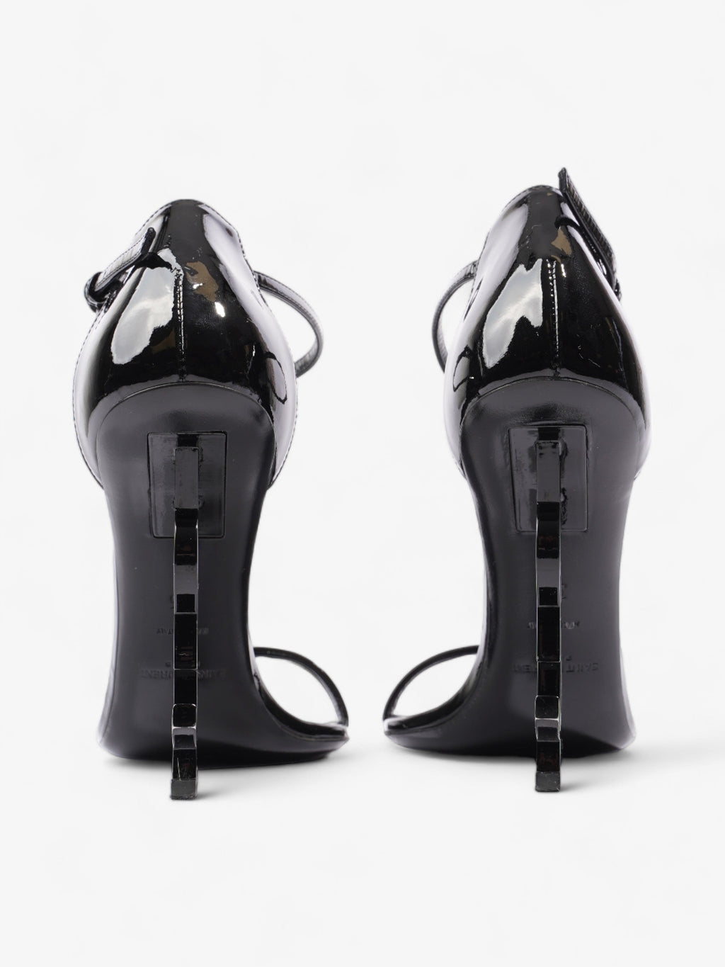 Saint Laurent Opyum 110mm Black Patent Leather EU 36 UK 3