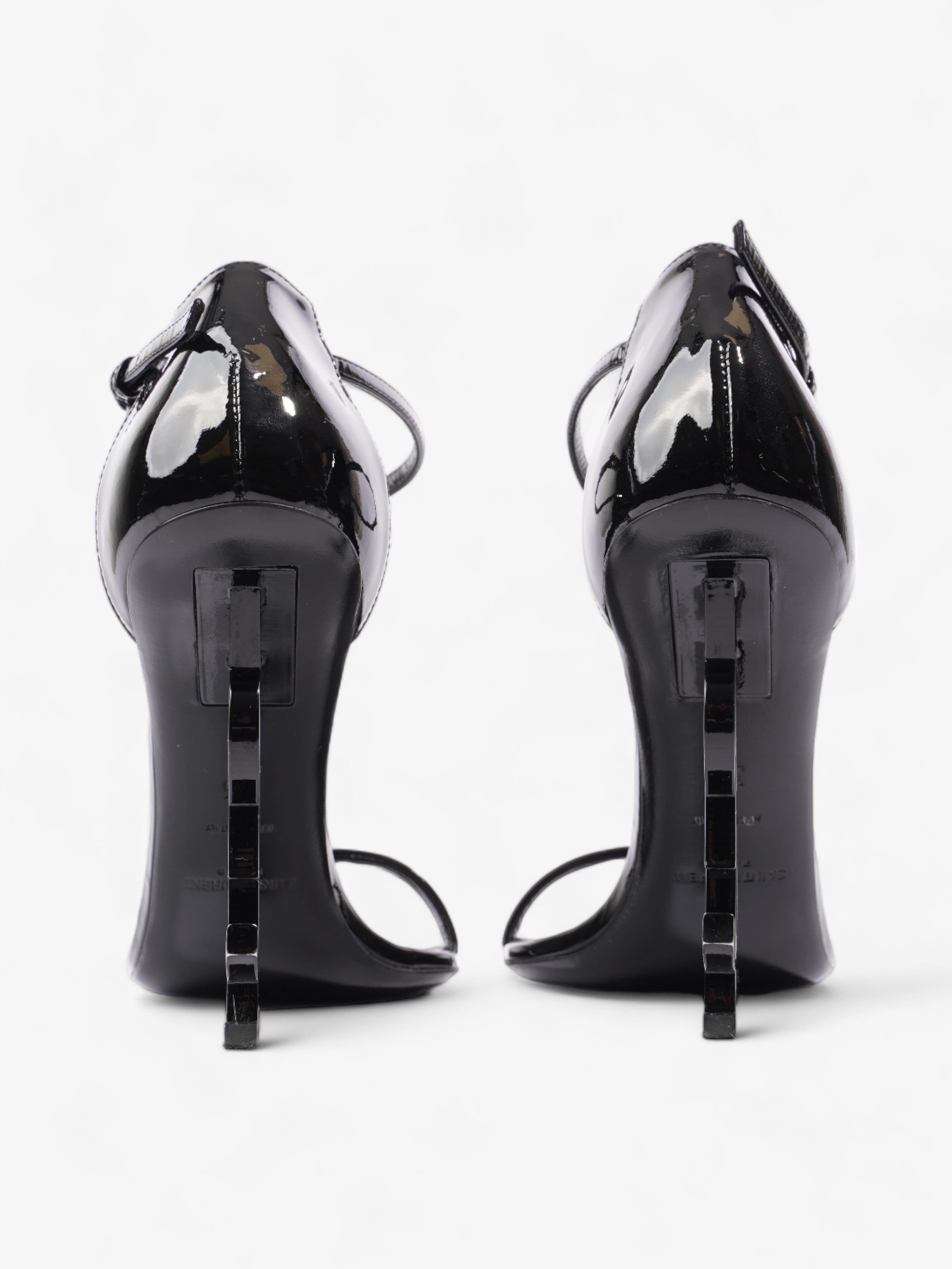 Saint Laurent Opyum 110mm Black Patent Leather EU 36 UK 3