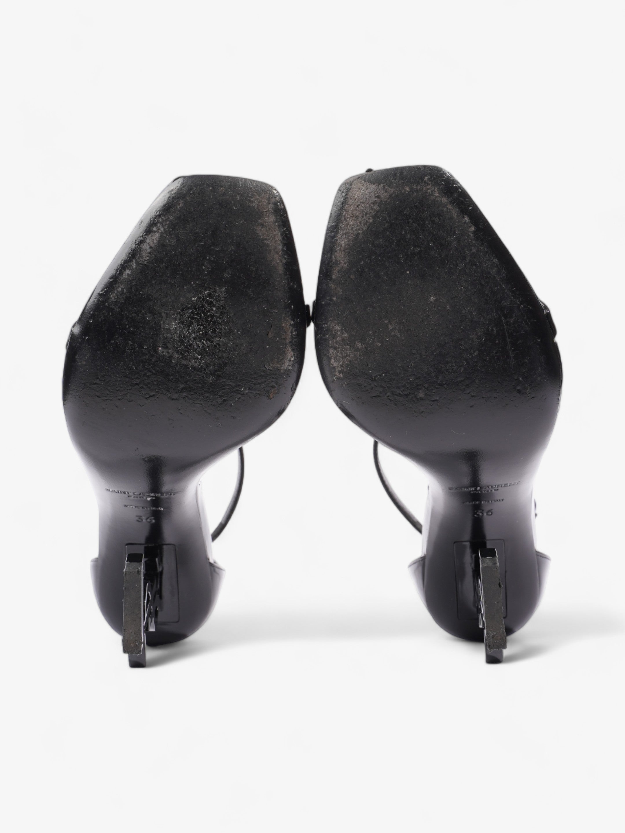 Saint Laurent Opyum 110mm Black Patent Leather EU 36 UK 3
