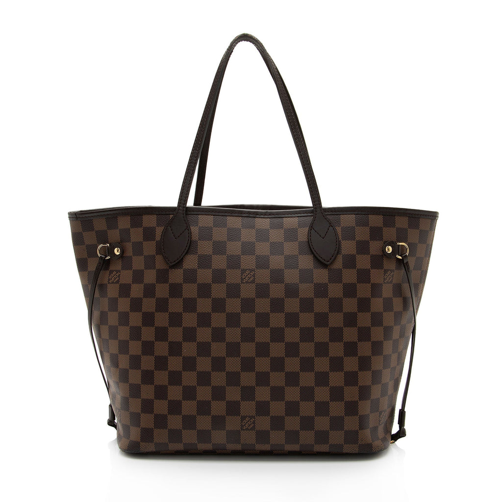 Louis Vuitton Damier Ebene Neverfull MM Tote
