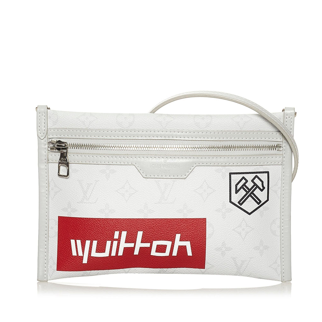 Louis Vuitton Monogram Logo Story Double Flat
