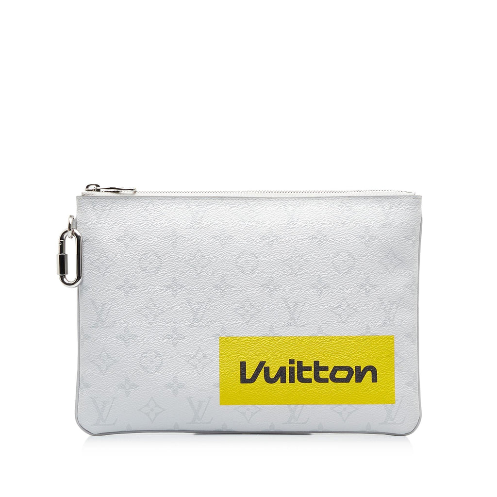 Louis Vuitton Monogram Logo Story Pochette GM