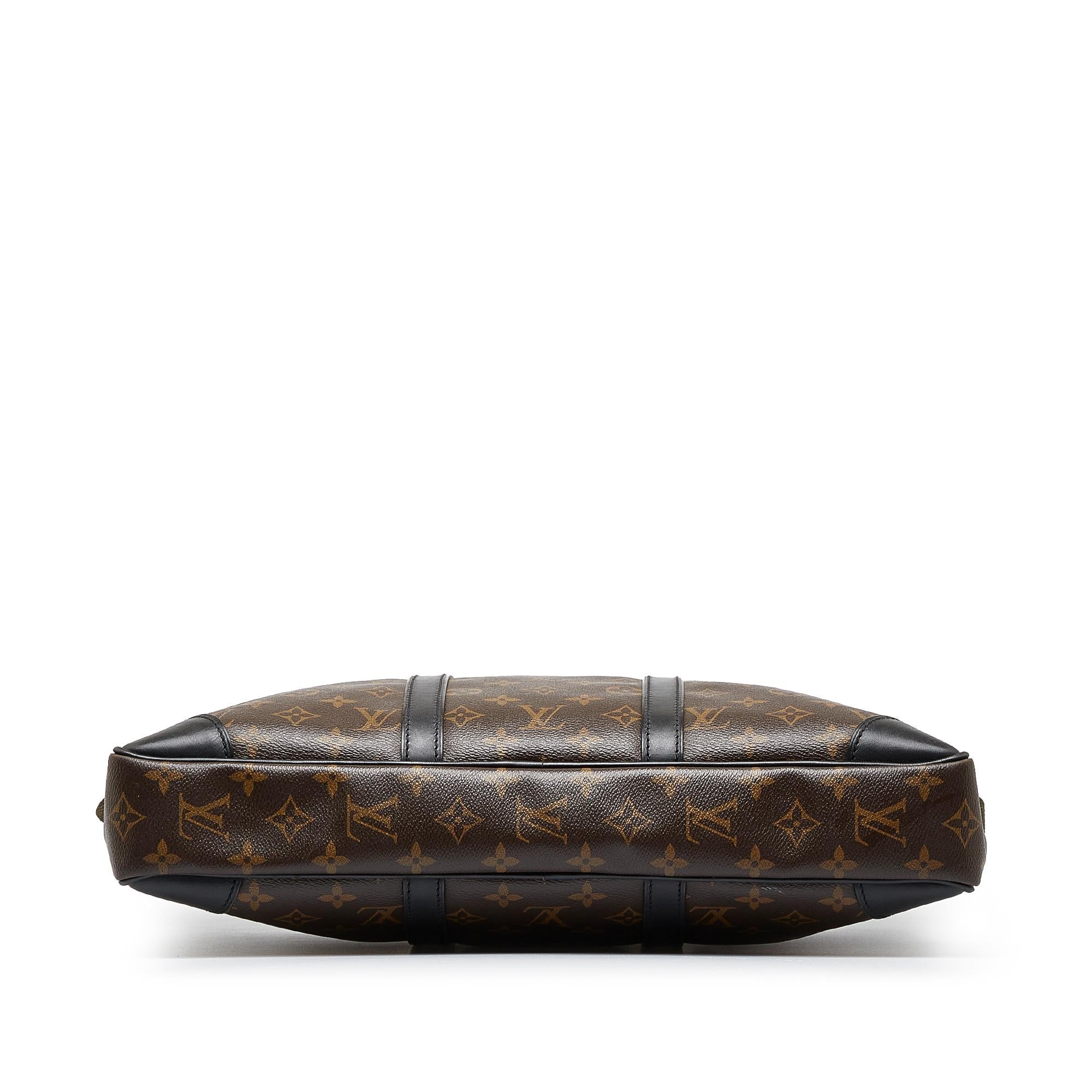 Louis Vuitton Monogram Macassar Porte-Documents Voyage GM