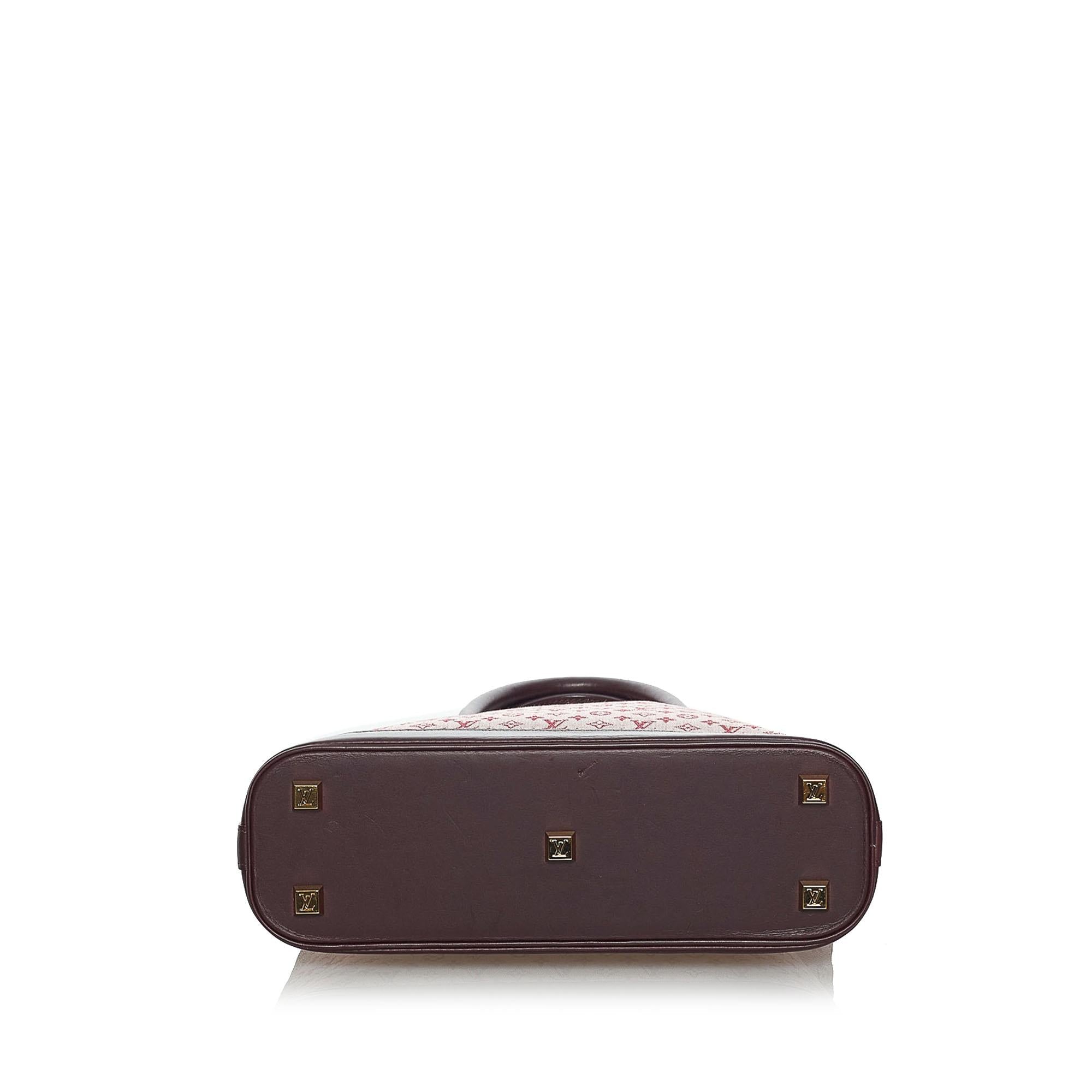 Louis Vuitton Monogram Mini Lin Alma Haut (SHG-33940)