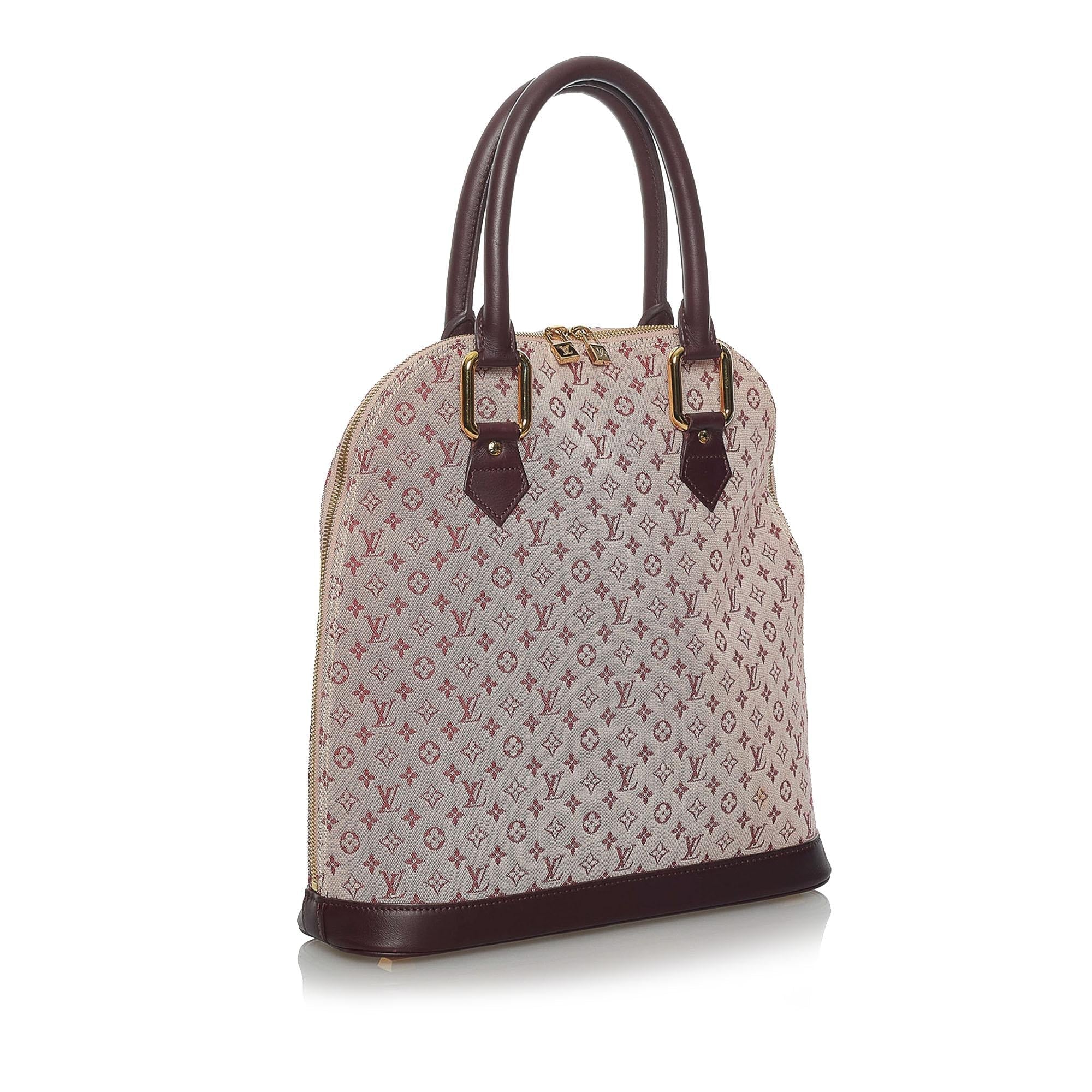 Louis Vuitton Monogram Mini Lin Alma Haut (SHG-33940)