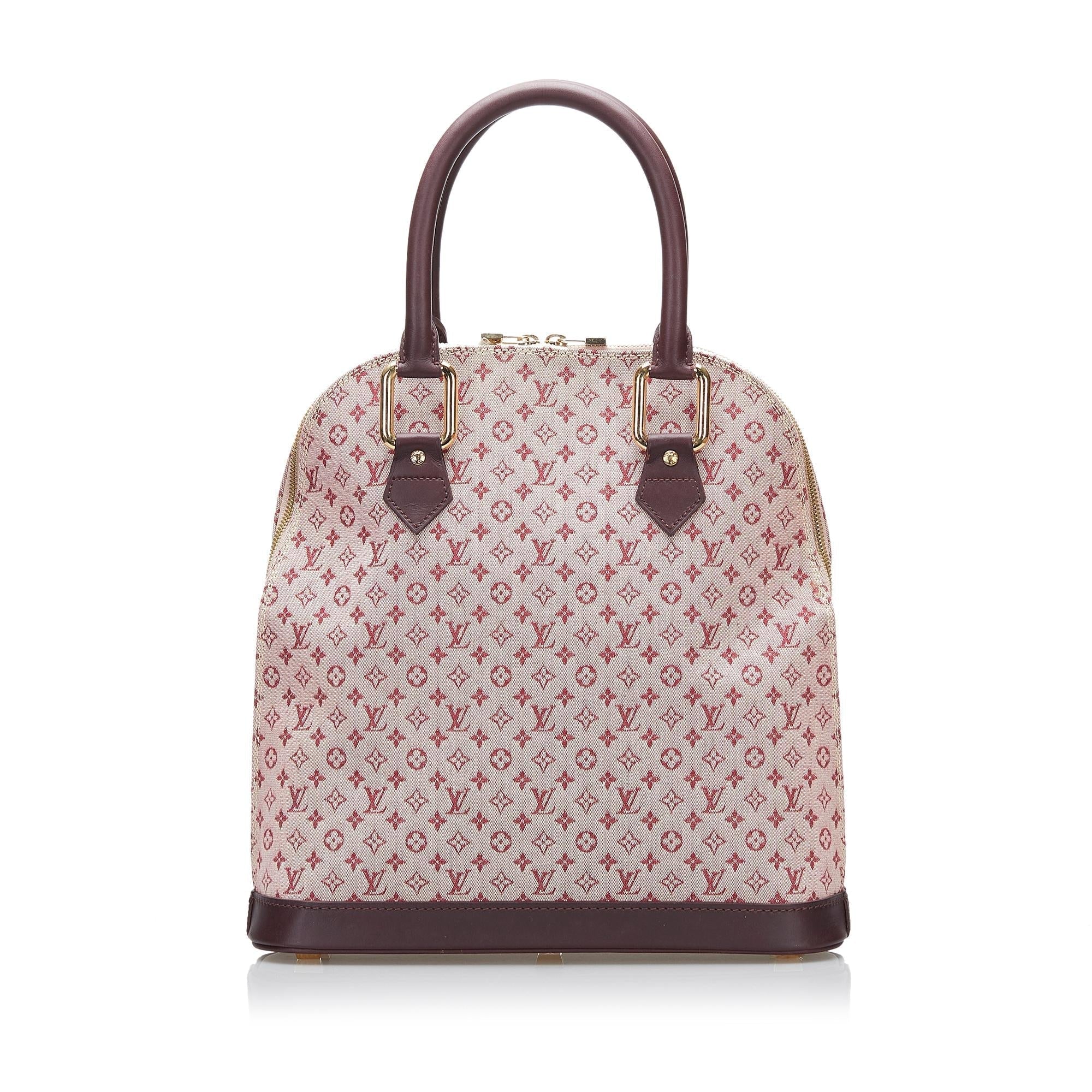 Louis Vuitton Monogram Mini Lin Alma Haut (SHG-37129)