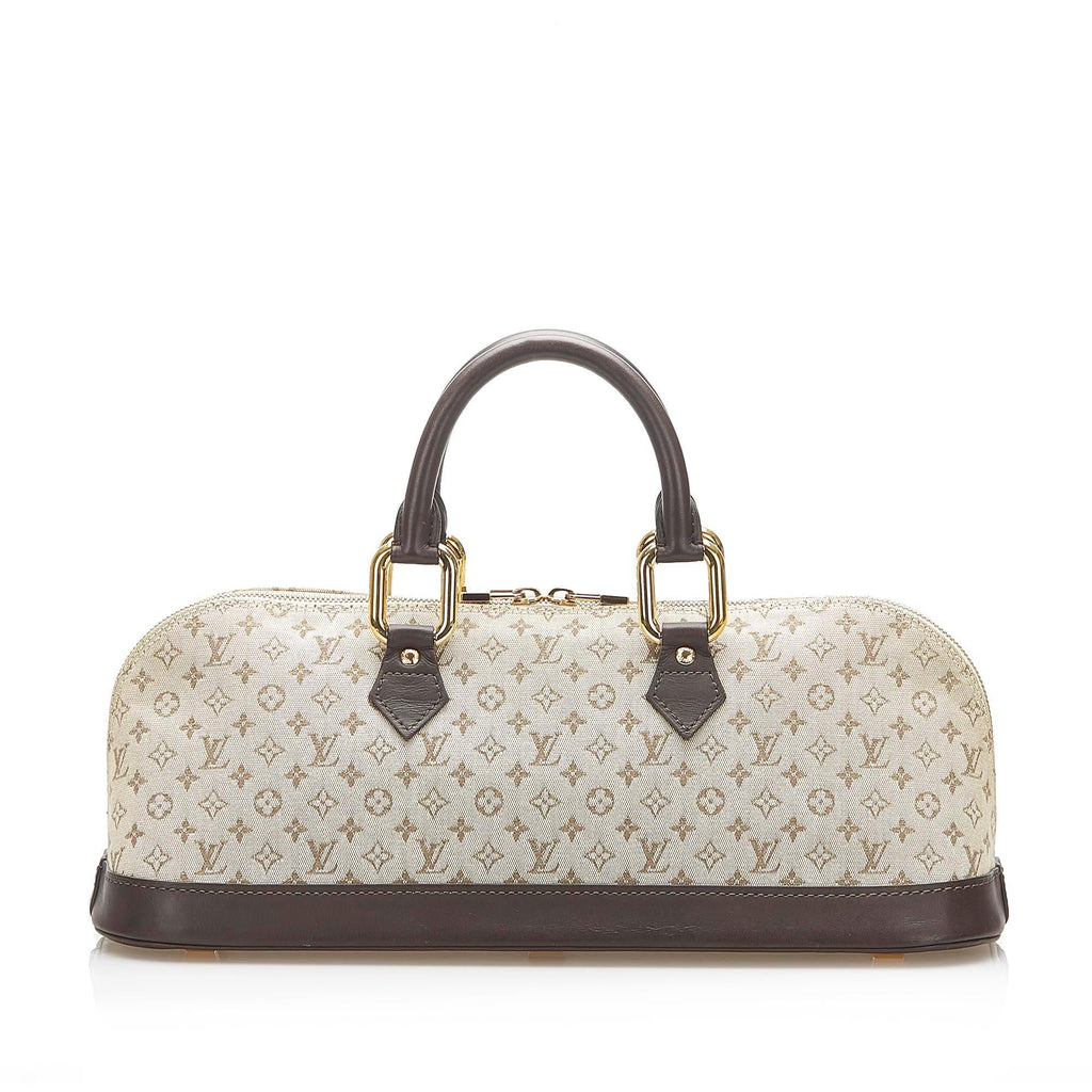 Louis Vuitton Monogram Mini Lin Alma Long Handbag (SHG-16564)