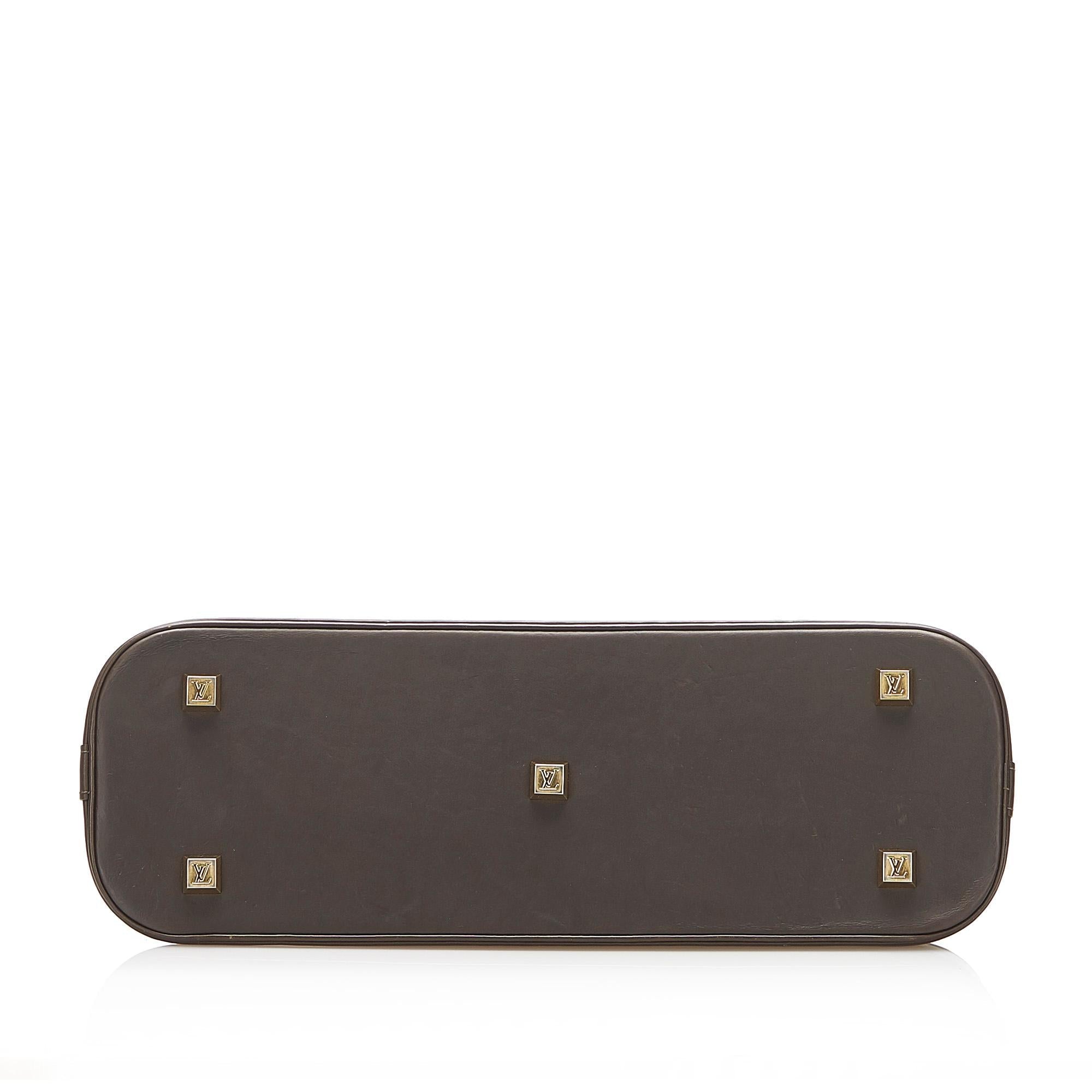 Louis Vuitton Monogram Mini Lin Alma Long Handbag (SHG-16564)