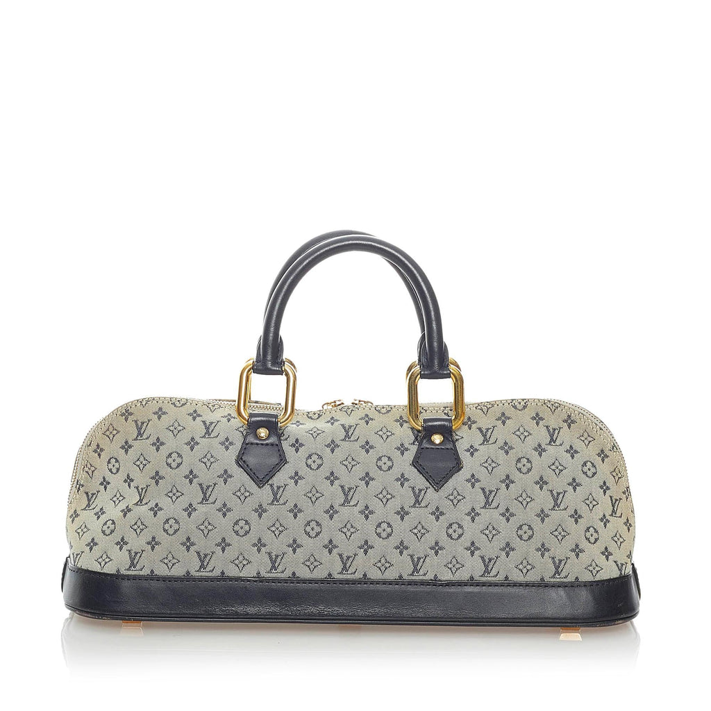 Louis Vuitton Monogram Mini Lin Alma Long Handbag (SHG-32439)