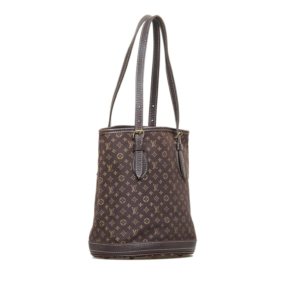 Louis Vuitton Monogram Mini Lin Bucket PM (SHG-KJWAcV)