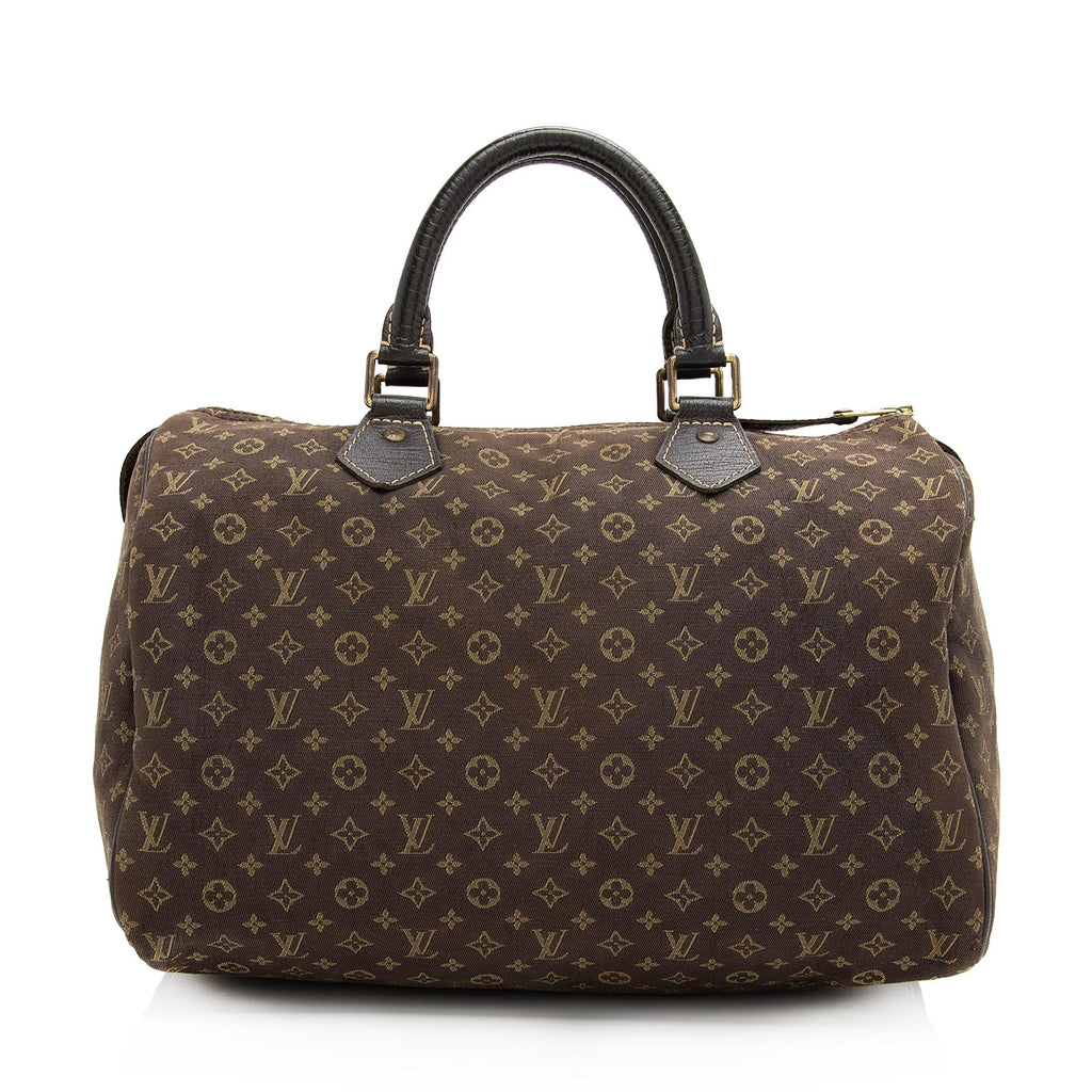Louis Vuitton Monogram Mini Lin Speedy 30 Satchel (SHF-XD8FwF)