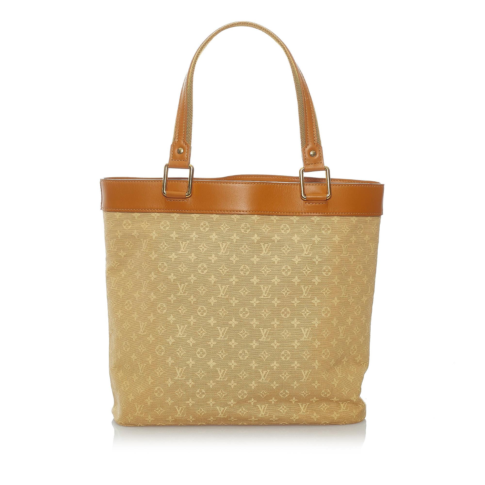 Louis Vuitton Monogram Mini Lin Lucille GM (SHG-31087)