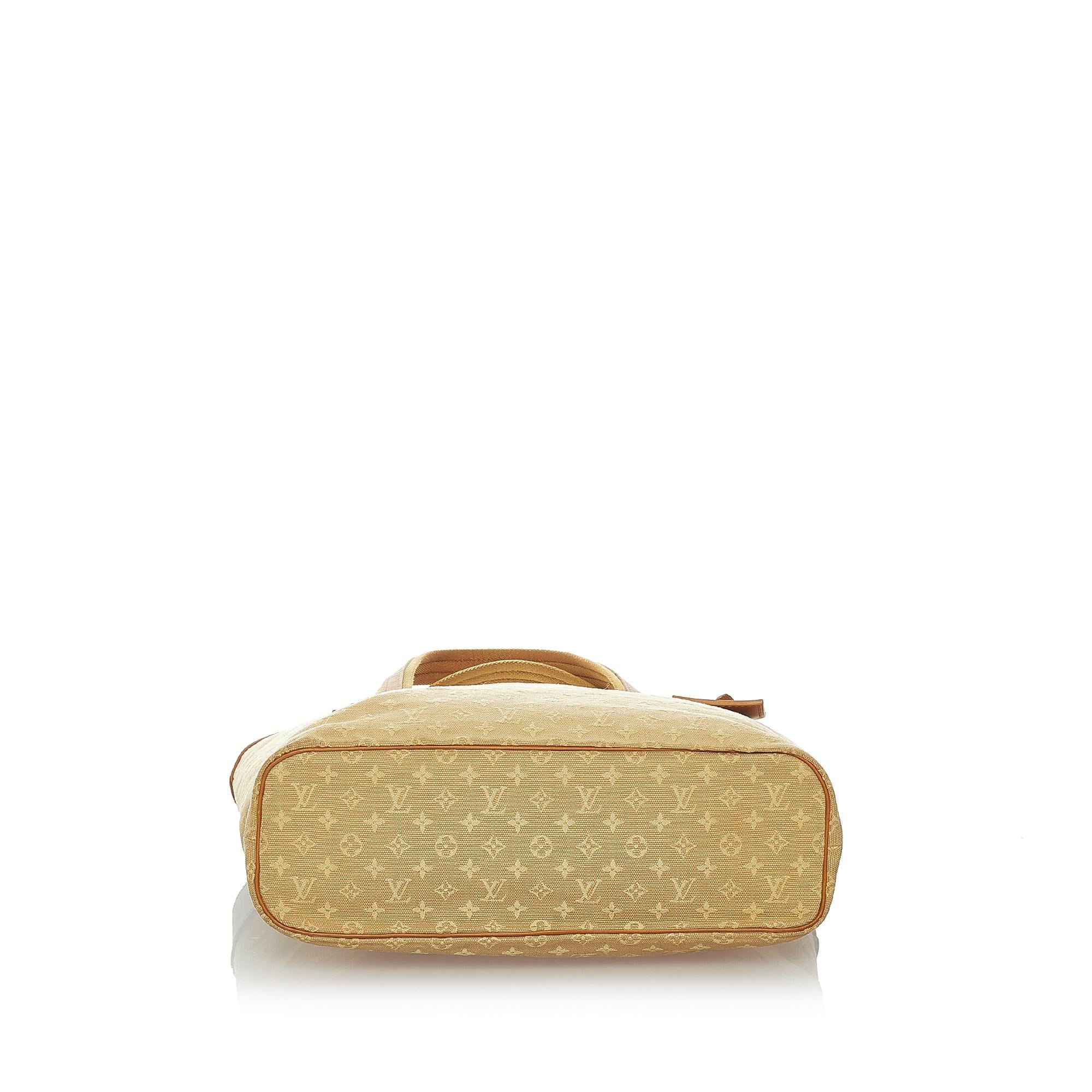 Louis Vuitton Monogram Mini Lin Lucille GM (SHG-31087)
