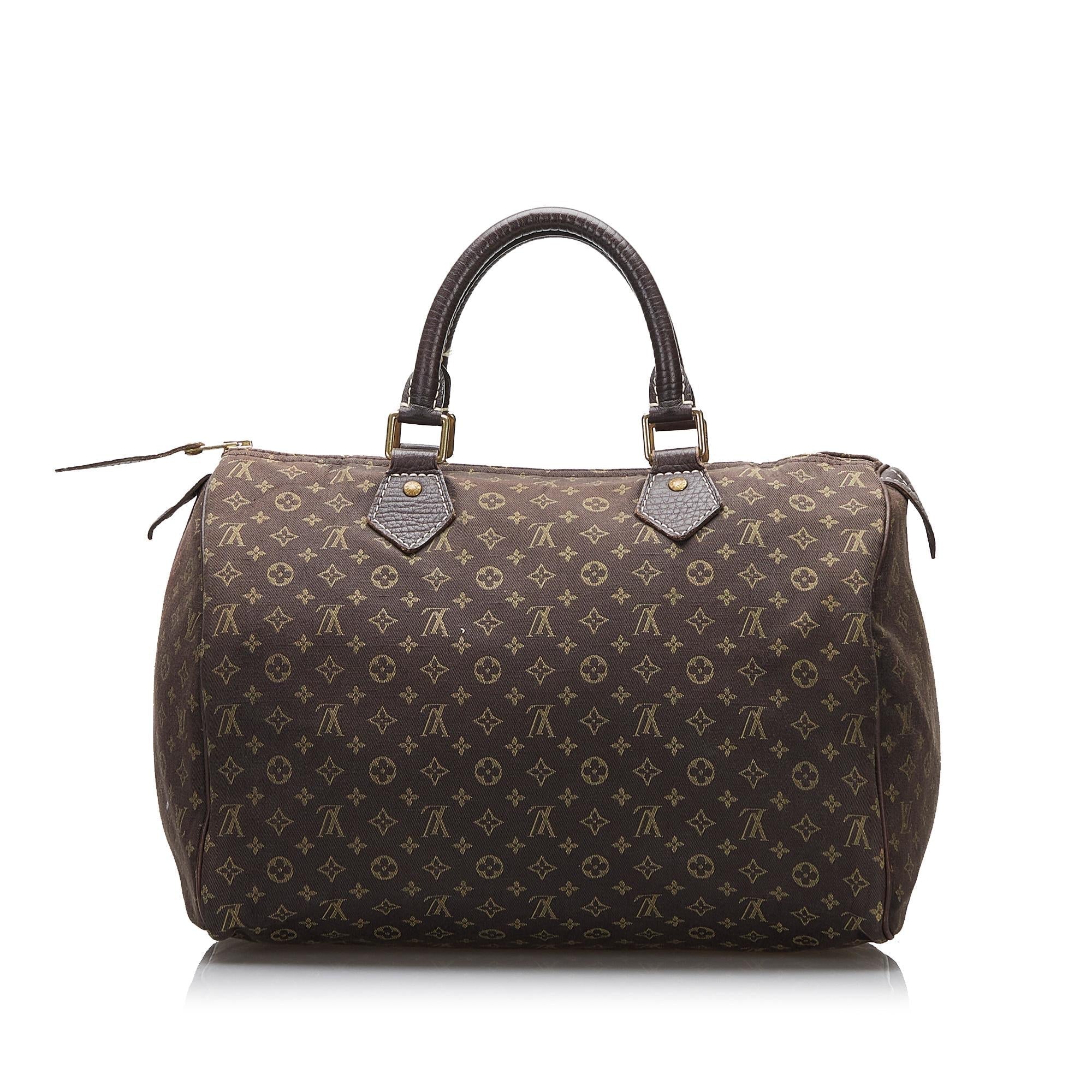 Louis Vuitton Monogram Mini Lin Speedy 30 (SHG-Q4pfq5)