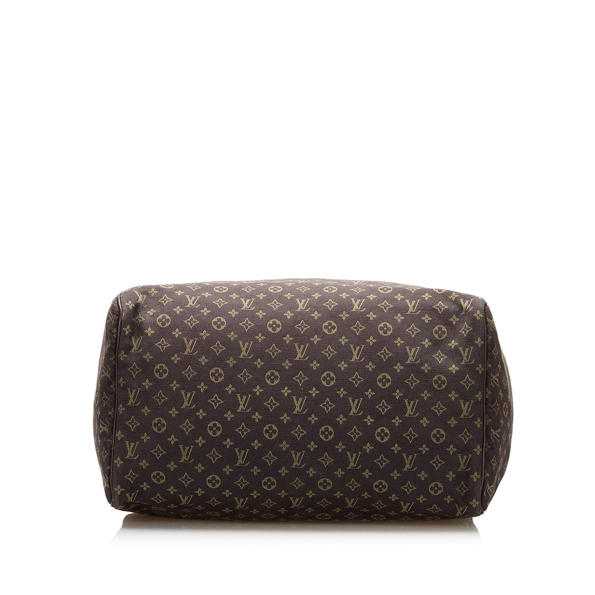 Louis Vuitton Monogram Mini Lin Speedy 30 (SHG-CDWbuK)