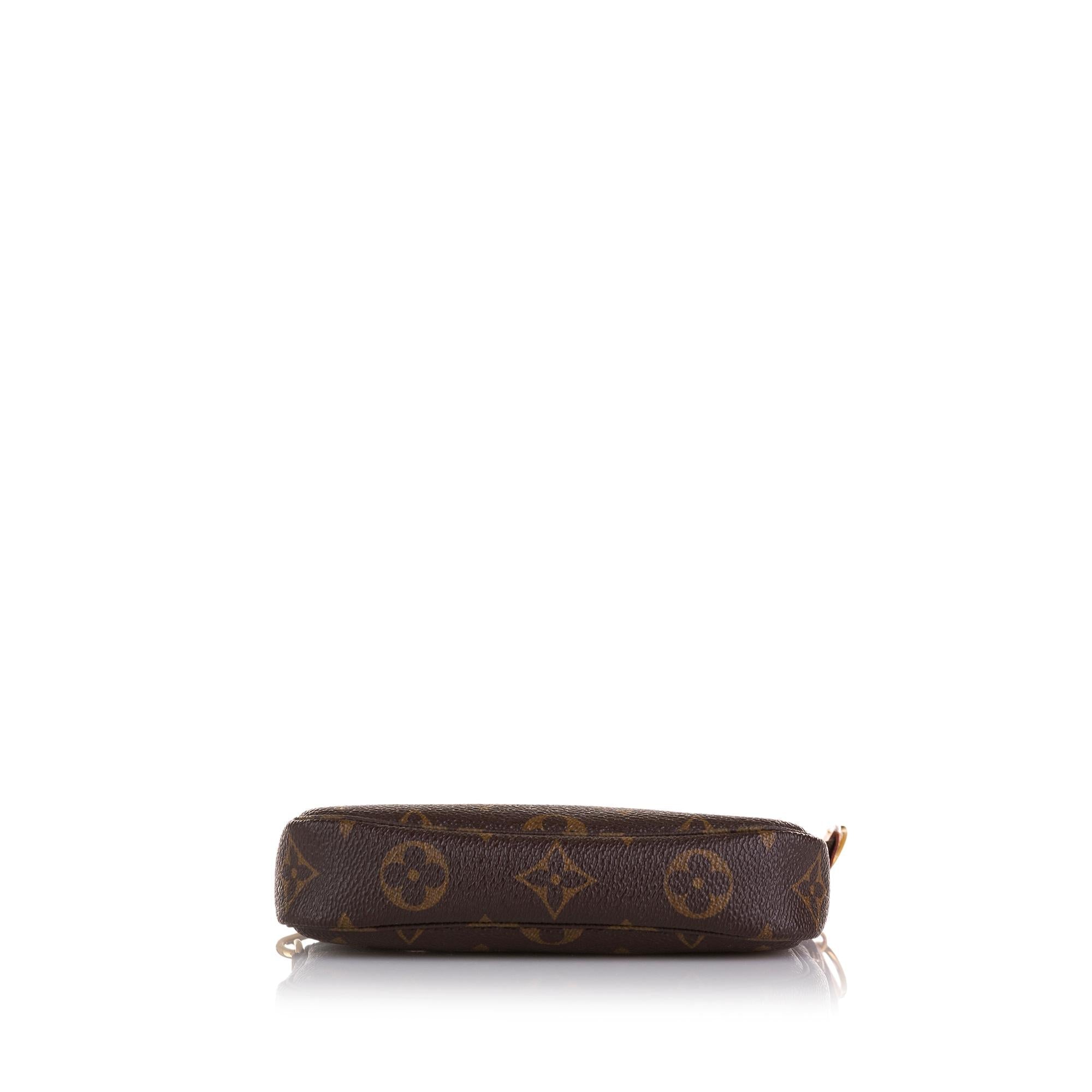 Louis Vuitton Monogram Mini Pochette Accessoires (SHG-37532)