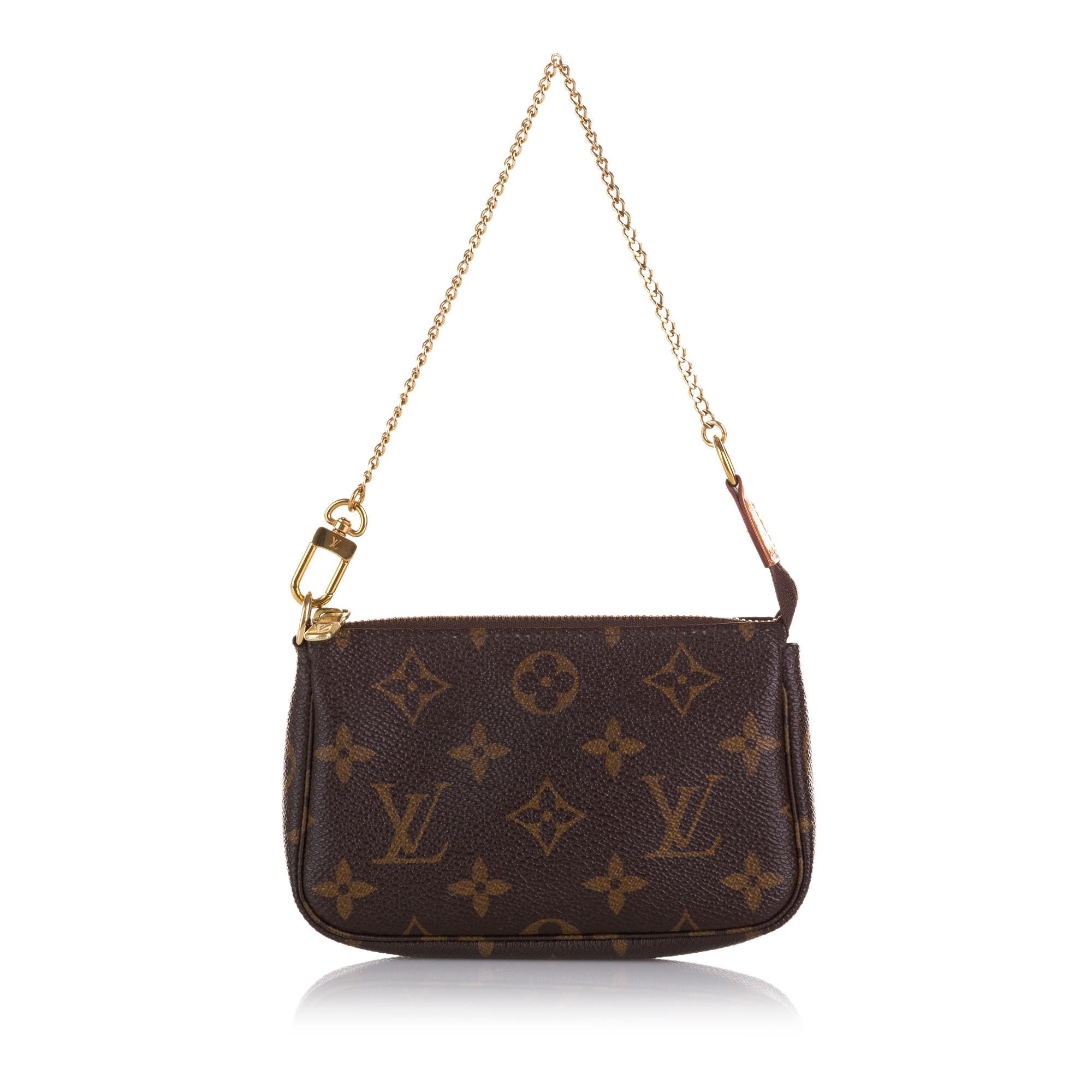 Louis Vuitton Monogram Mini Pochette Accessoires (SHG-37532)