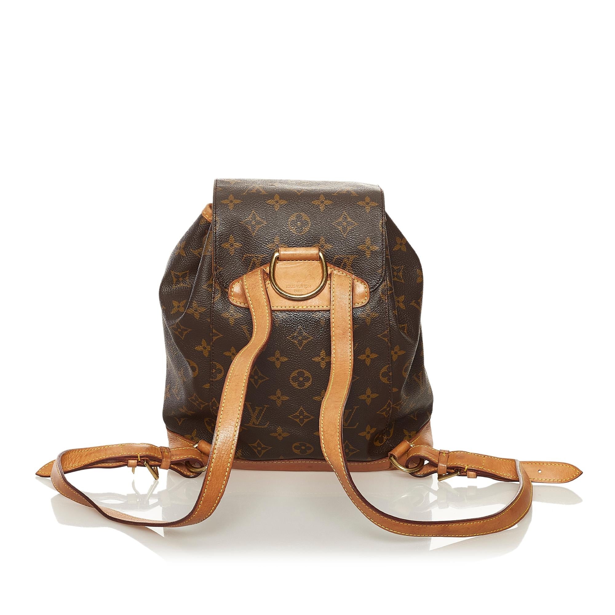 Louis Vuitton Monogram Montsouris MM (SHG-34343)