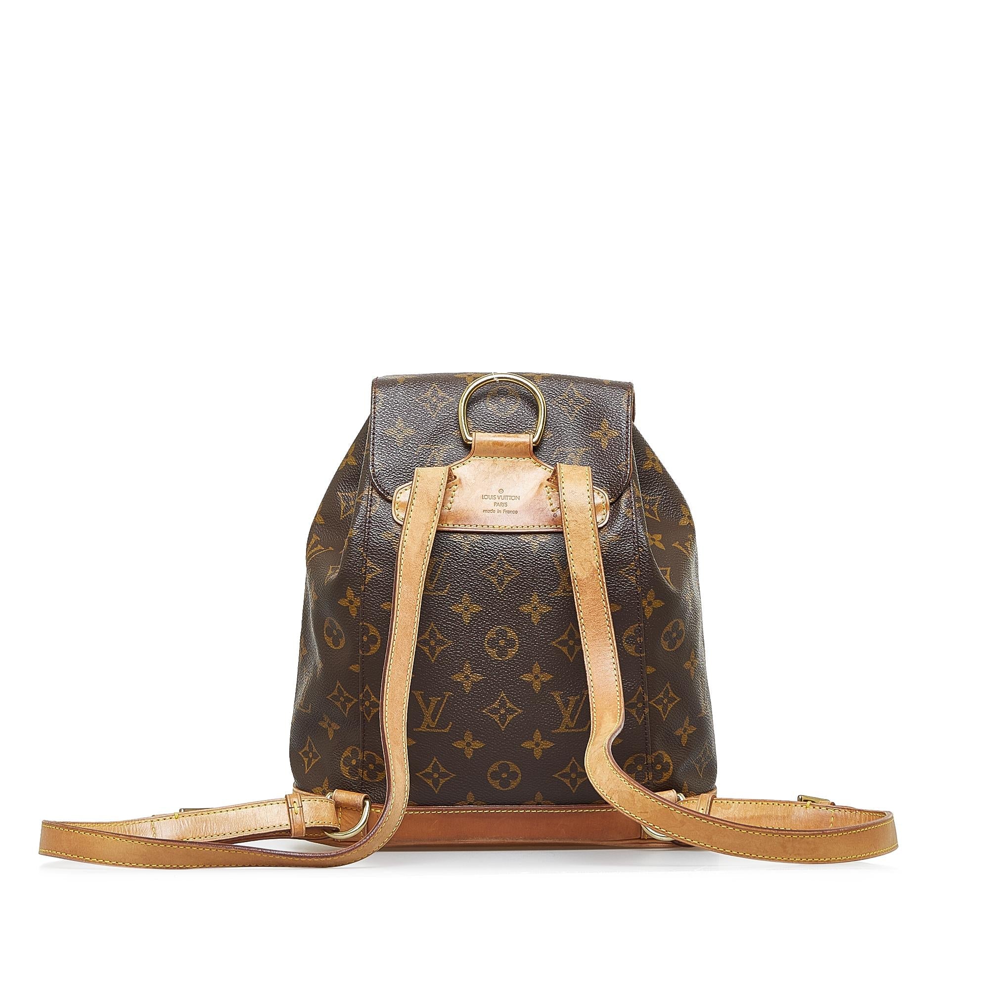 Louis Vuitton Monogram Montsouris MM (SHG-TEEijj)