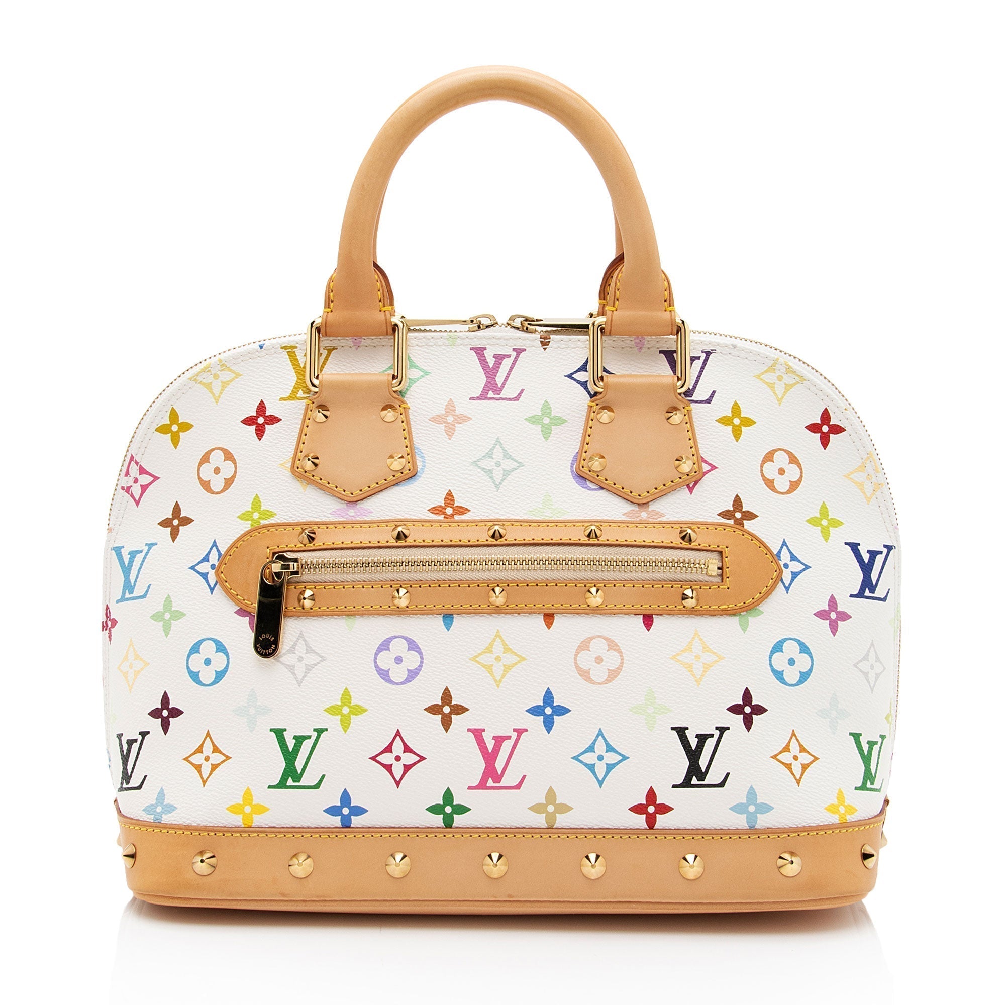 Louis Vuitton Monogram Multicolore Alma Satchel (SHF-Zj7zks)