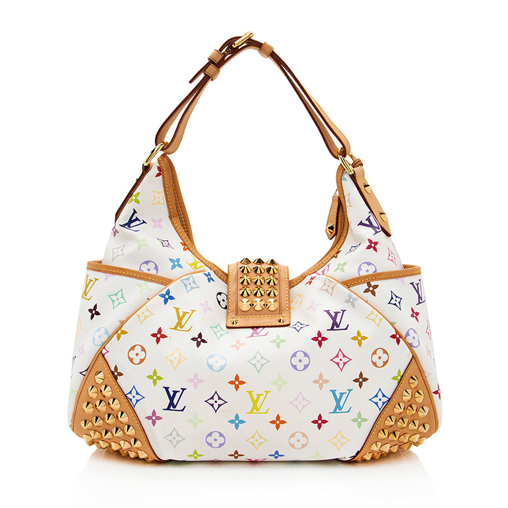 Louis Vuitton Monogram Multicolore Chrissie MM Shoulder Bag (SHF-19836)
