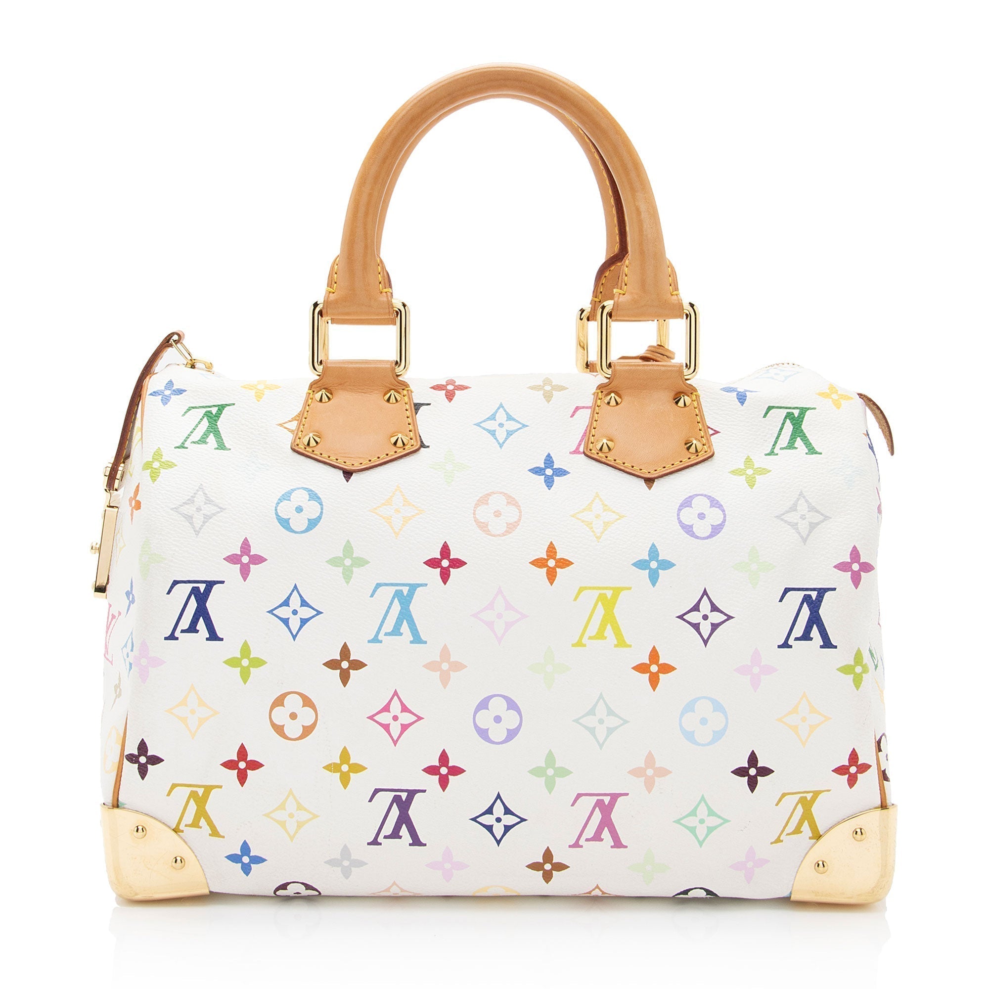 Louis Vuitton Monogram Multicolore Speedy 30 Satchel (SHF-Hnt6bW)