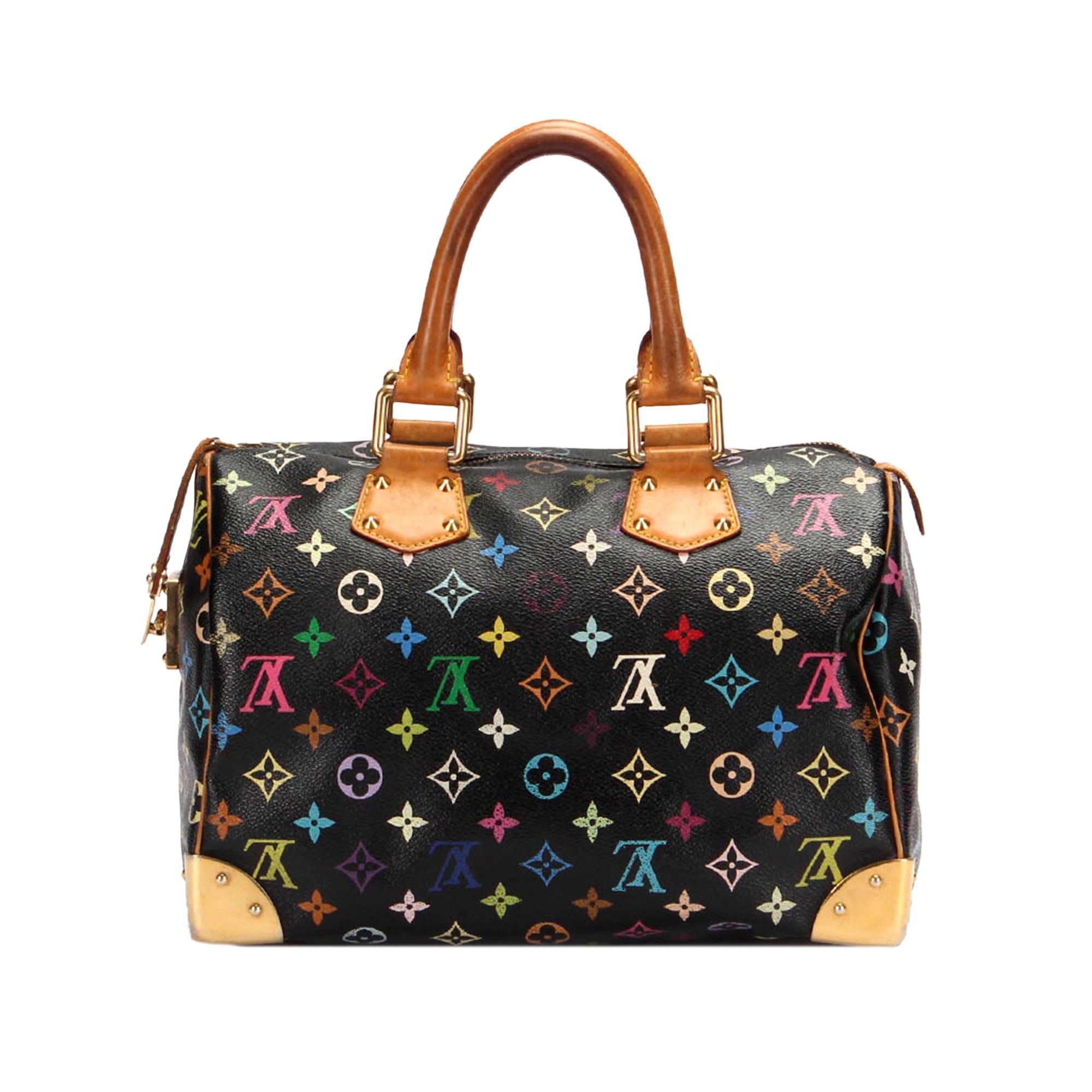 Louis Vuitton Monogram Multicolore Speedy 30 (SHG-8FVRGU)