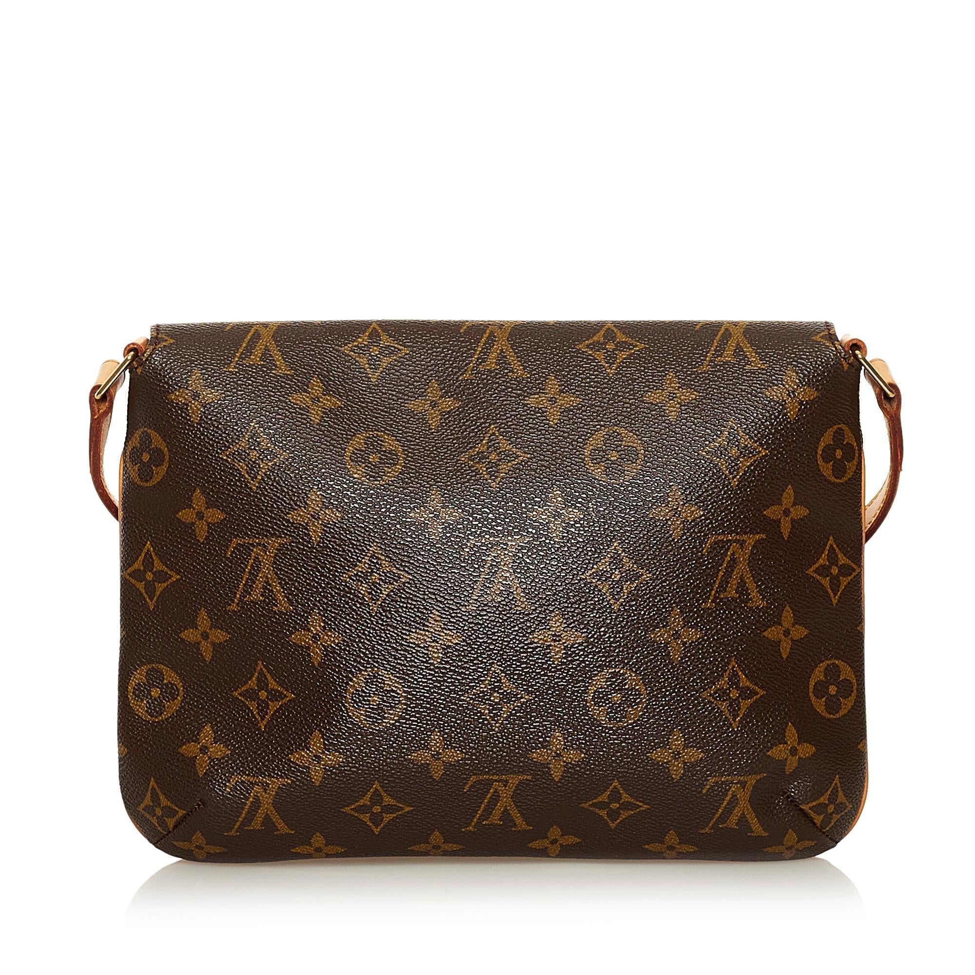 Louis Vuitton Monogram Musette Tango Long Strap (SHG-35331)
