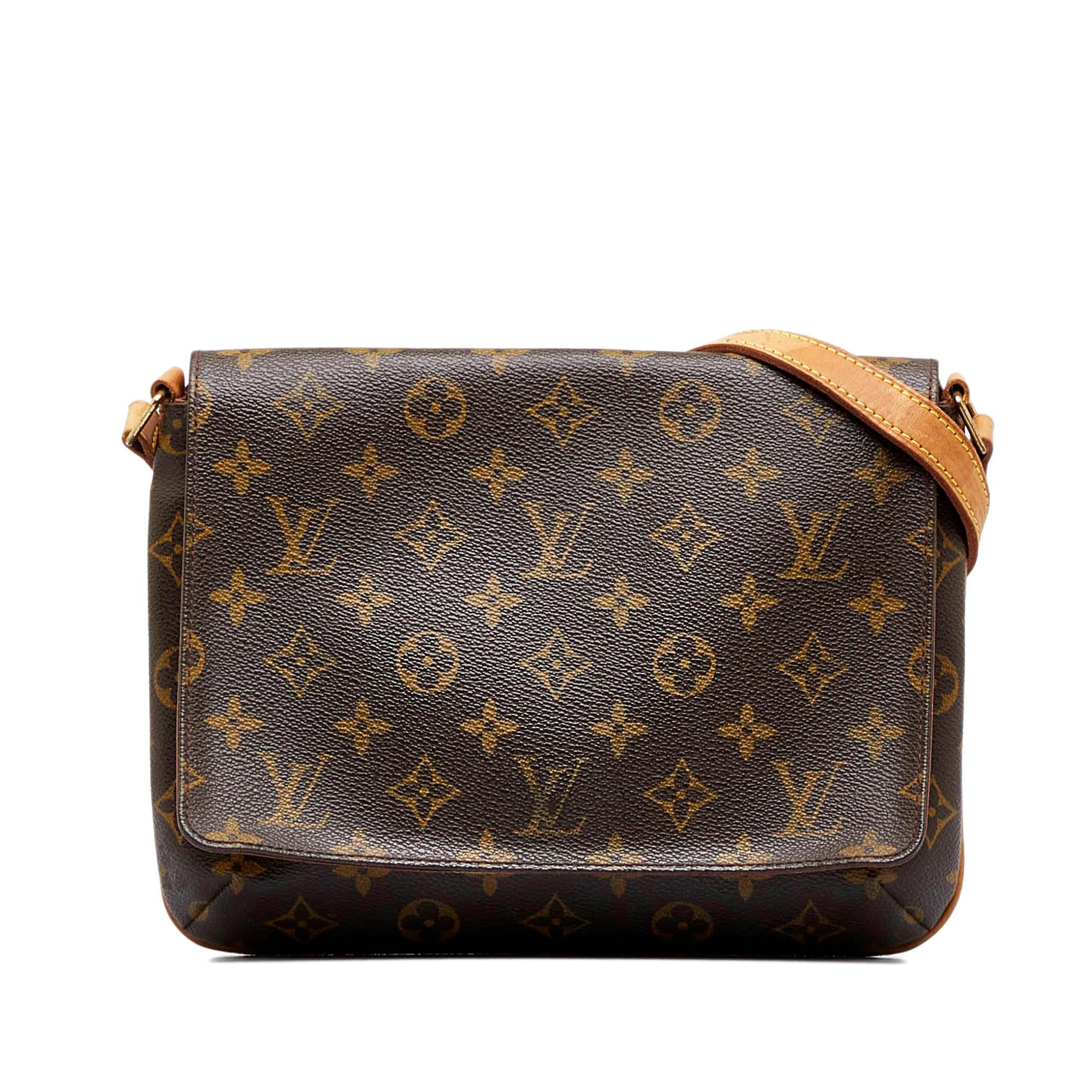 Louis Vuitton Monogram Musette Tango Long Strap (SHG-vusHB1)