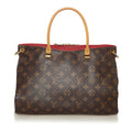 Louis Vuitton Monogram Pallas MM Satchel (SHG-34288)