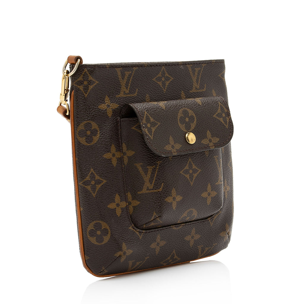 Louis Vuitton Monogram Partition Clutch (SHF-NFX3AR)
