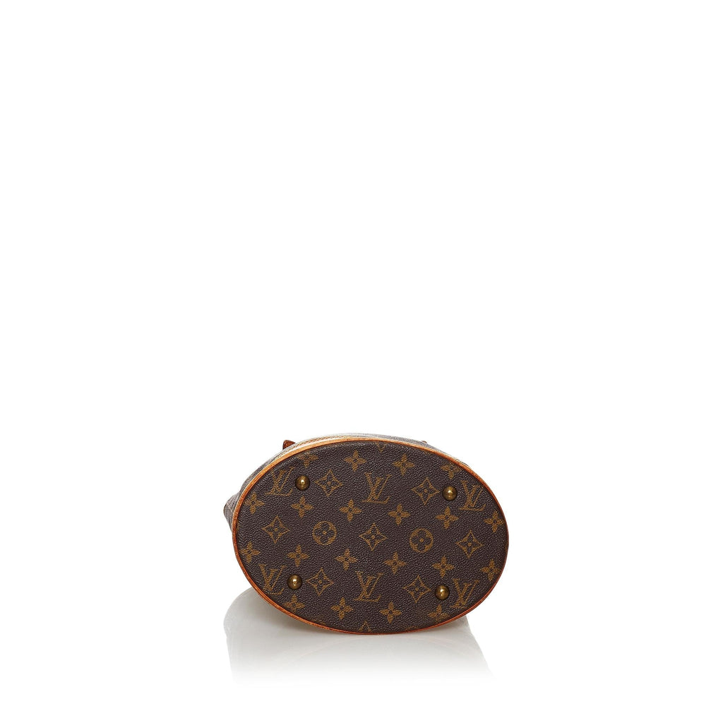 Louis Vuitton Monogram Petit Bucket Bag (SHG-31489)
