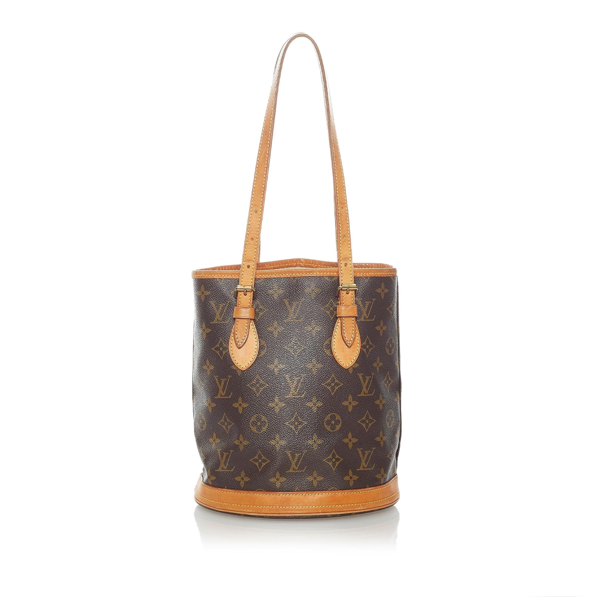 Louis Vuitton Monogram Petit Bucket (SHG-32605)