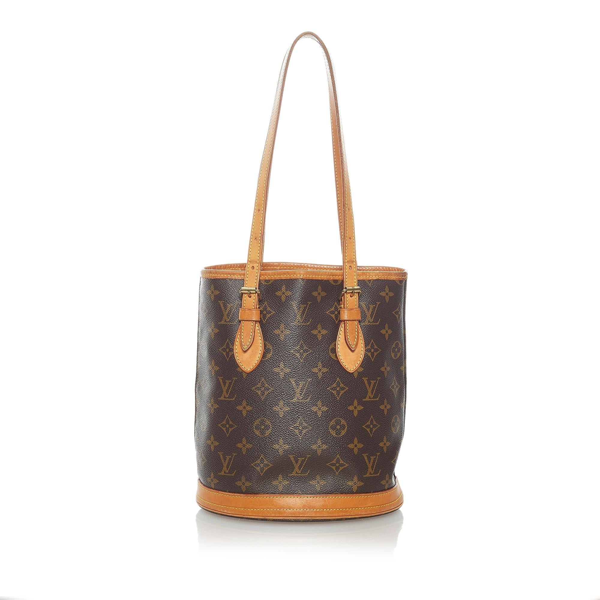 Louis Vuitton Monogram Petit Bucket (SHG-32605)
