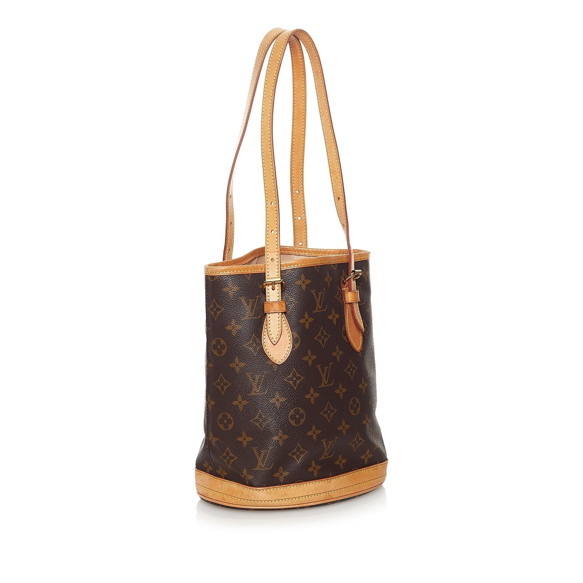 Louis Vuitton Monogram Petit Bucket (SHG-33299)