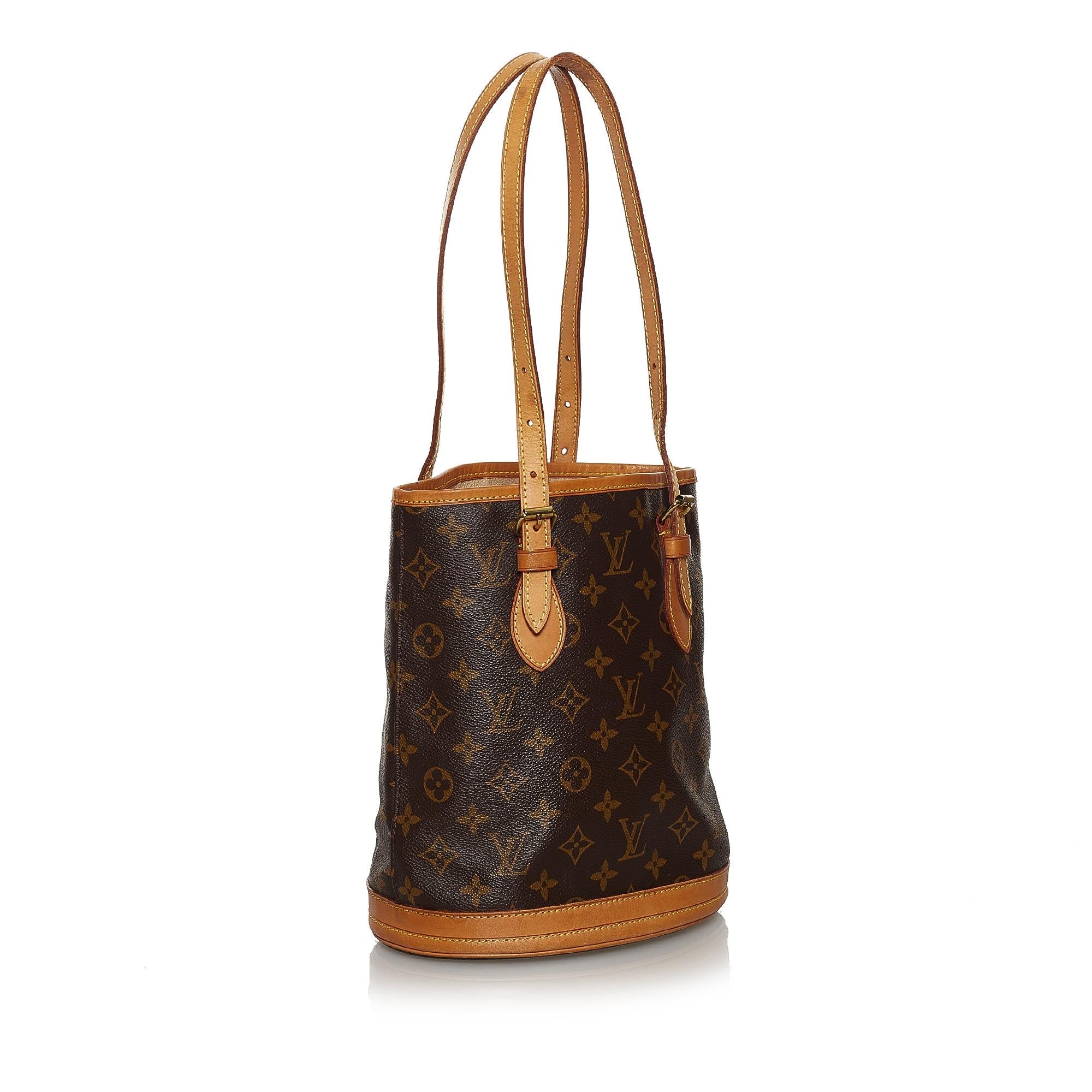 Louis Vuitton Monogram Petit Bucket (SHG-33851)