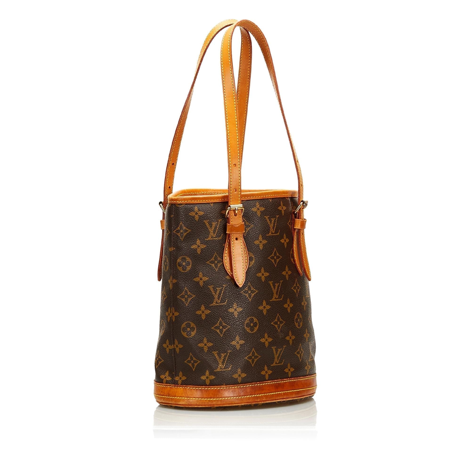 Louis Vuitton Monogram Petit Bucket (SHG-35438)