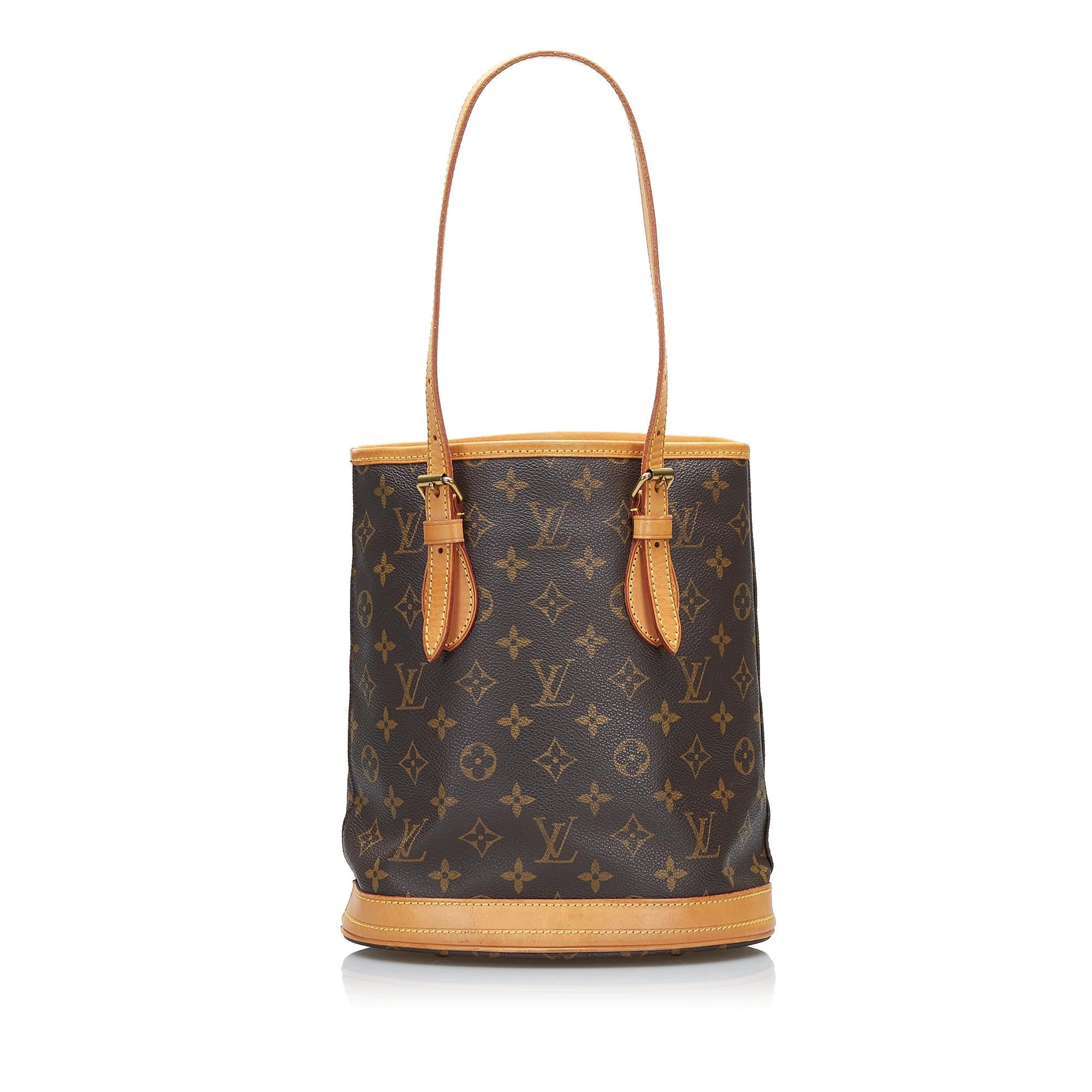 Louis Vuitton Monogram Petit Bucket (SHG-7TTln9)