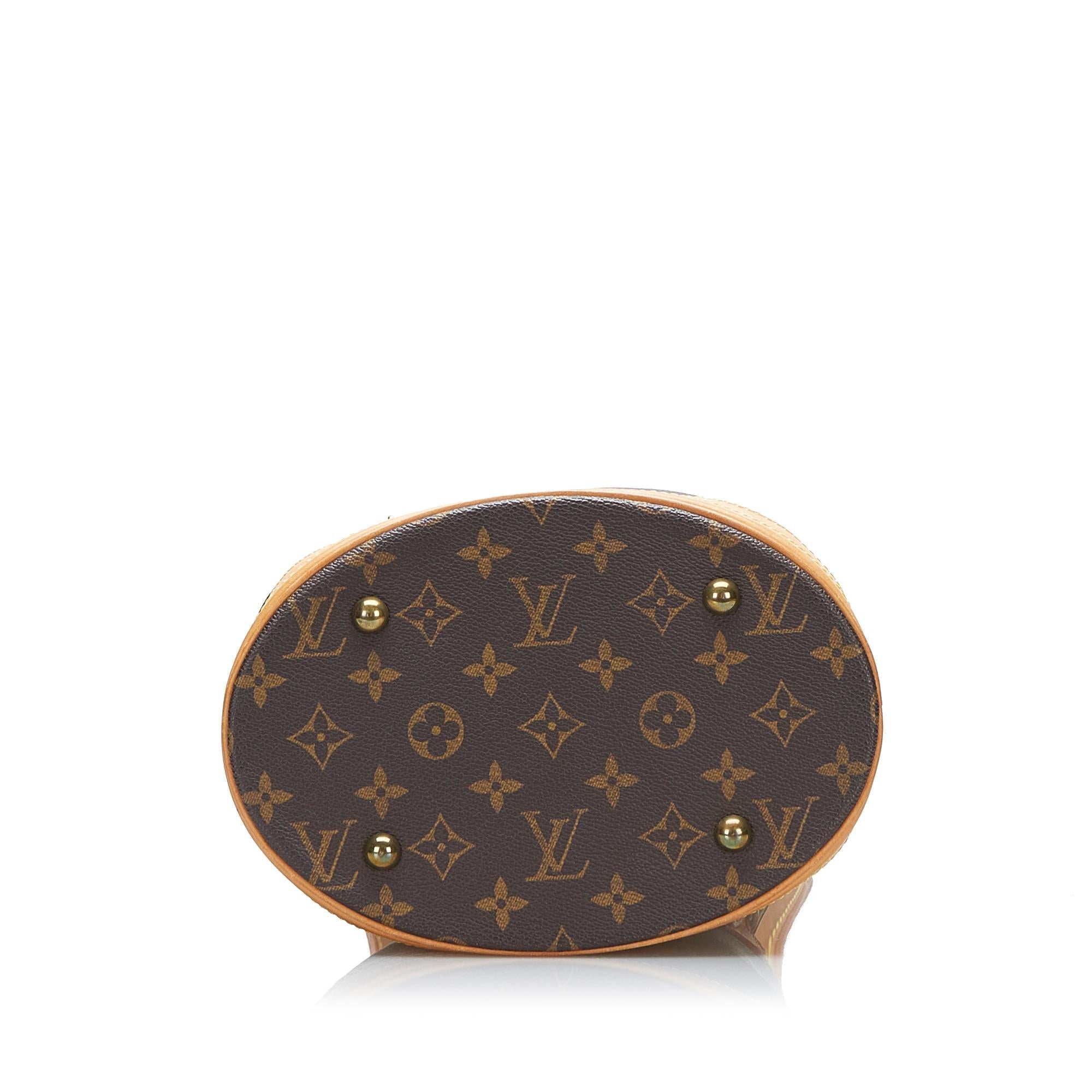 Louis Vuitton Monogram Petit Bucket (SHG-7TTln9)