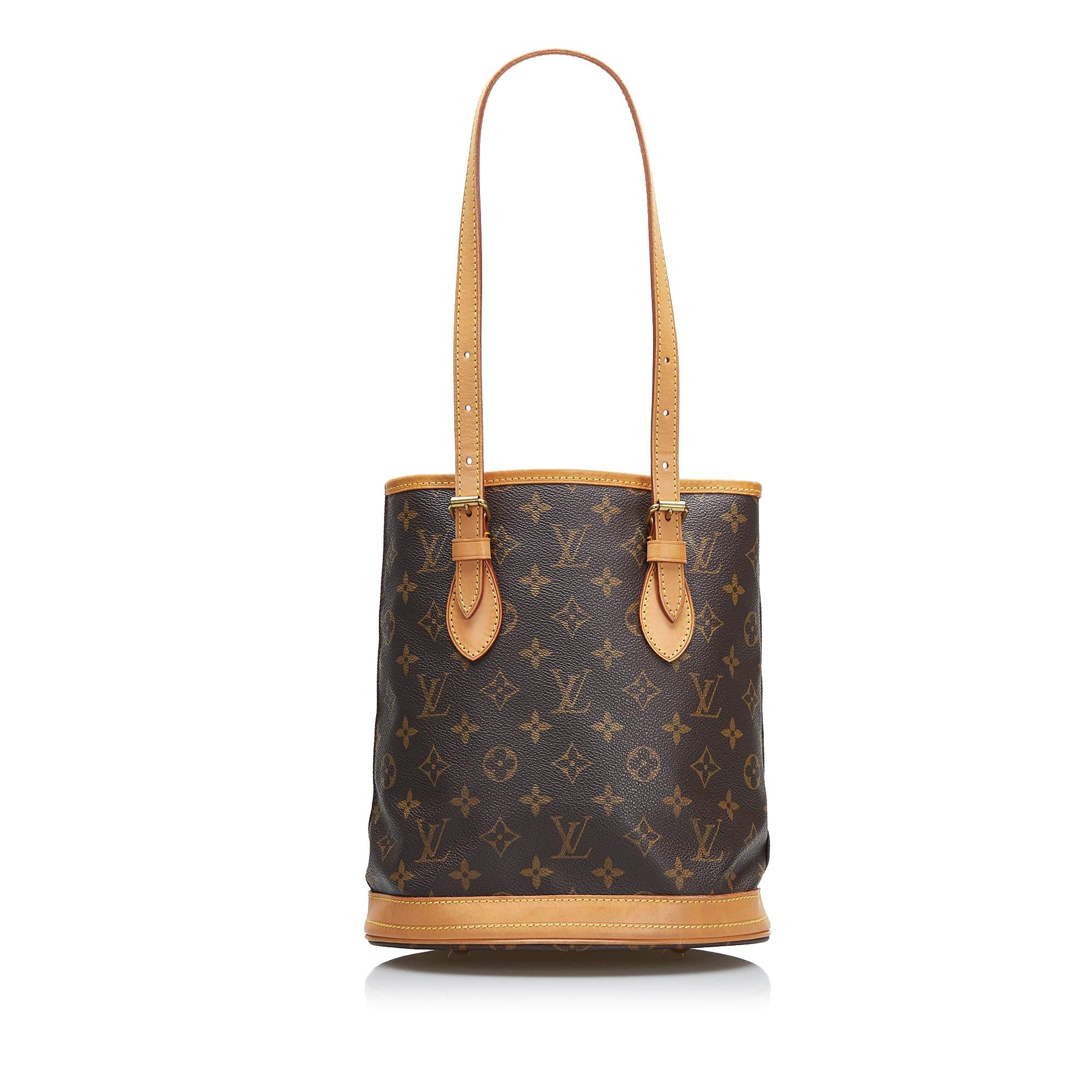 Louis Vuitton Monogram Petit Bucket (SHG-7TTln9)
