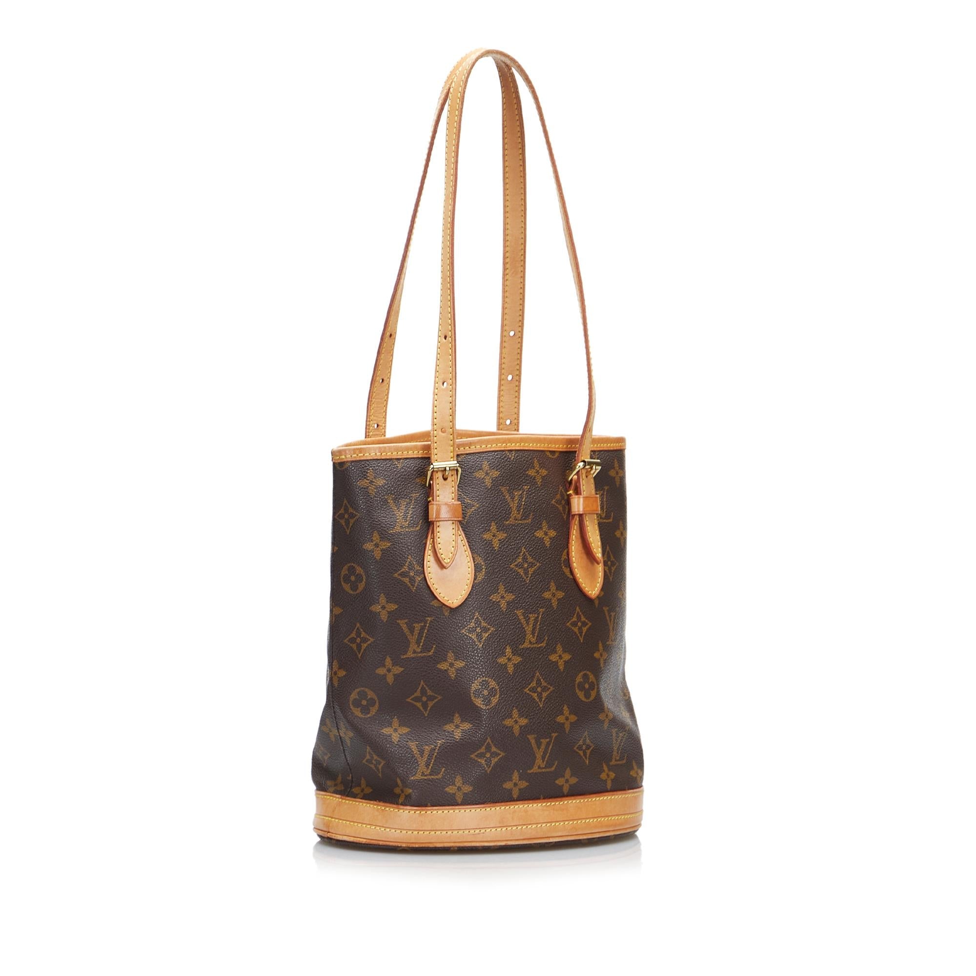 Louis Vuitton Monogram Petit Bucket (SHG-XqKmFk)