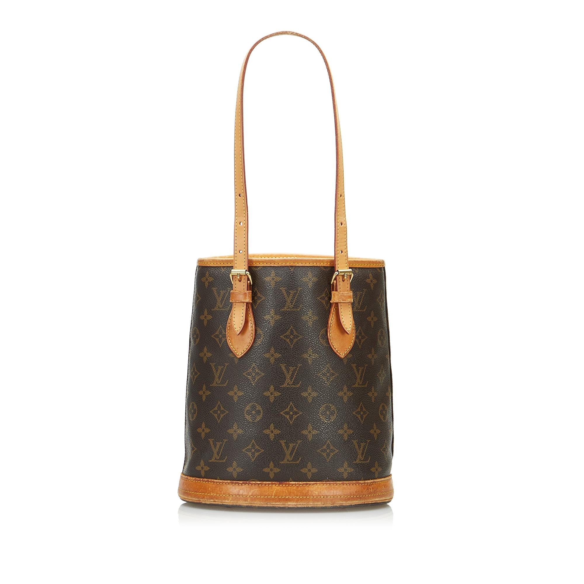 Louis Vuitton Monogram Petit Bucket (SHG-VScCNw)