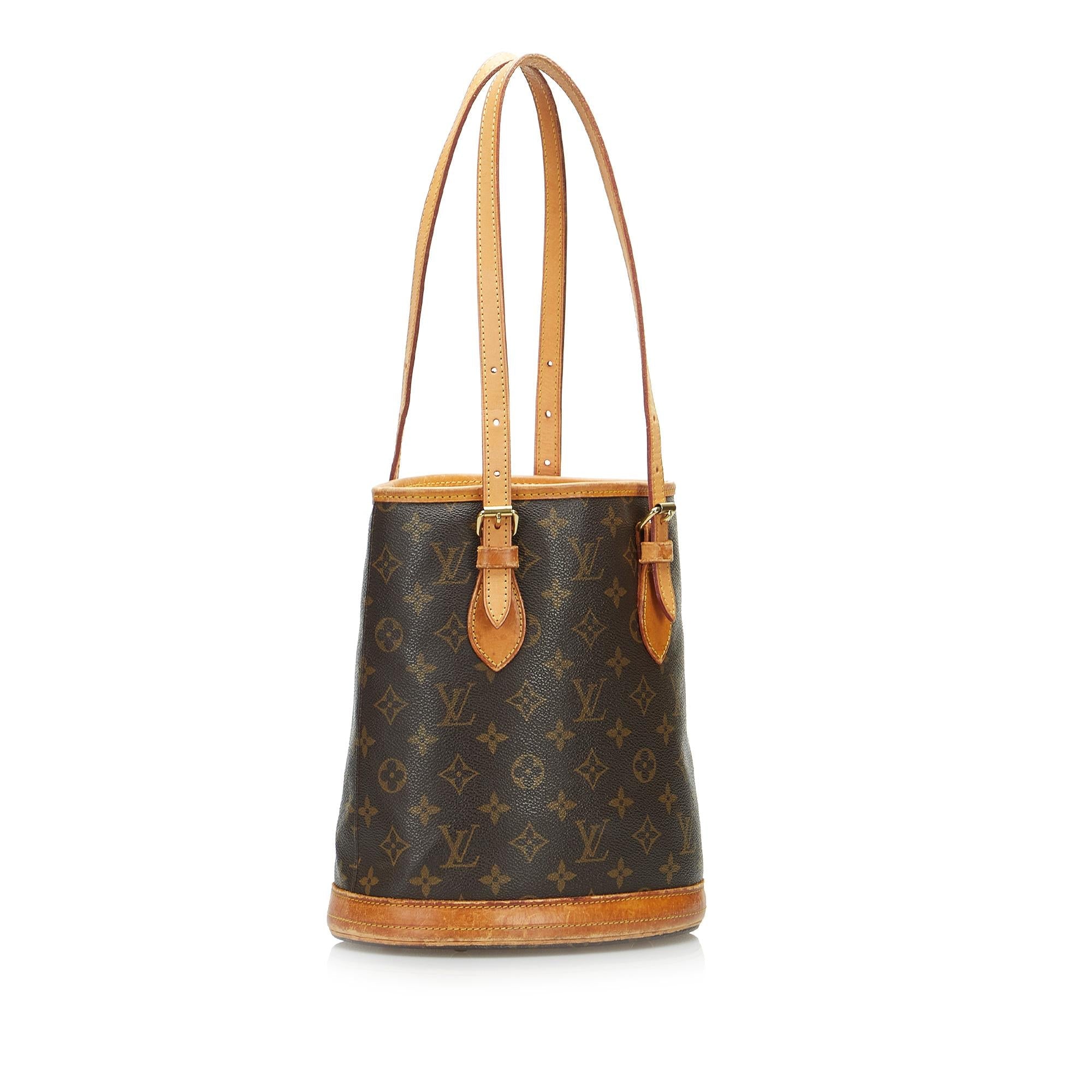 Louis Vuitton Monogram Petit Bucket (SHG-VScCNw)